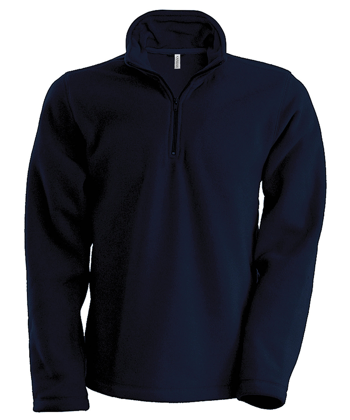 Fleece - Enzo Zip Neck Microfleece Jacka Navy