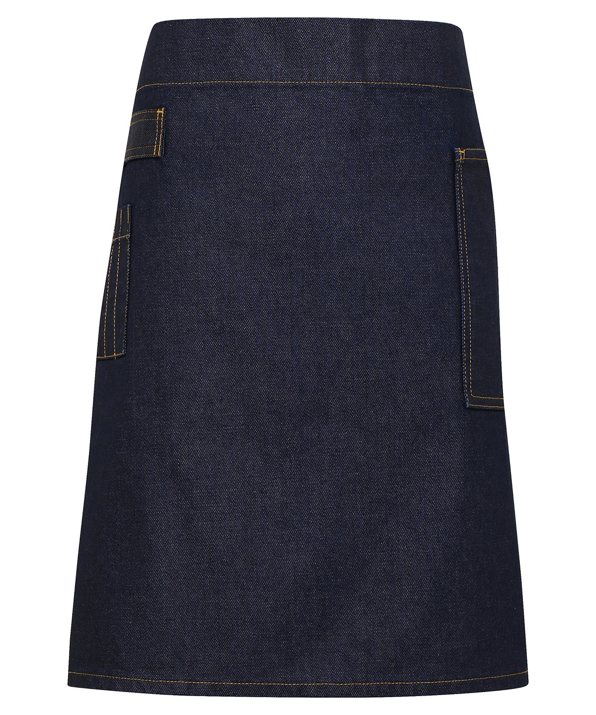 Aprons - Midjeförkläde med Vaxad Look Indigo Denim One size