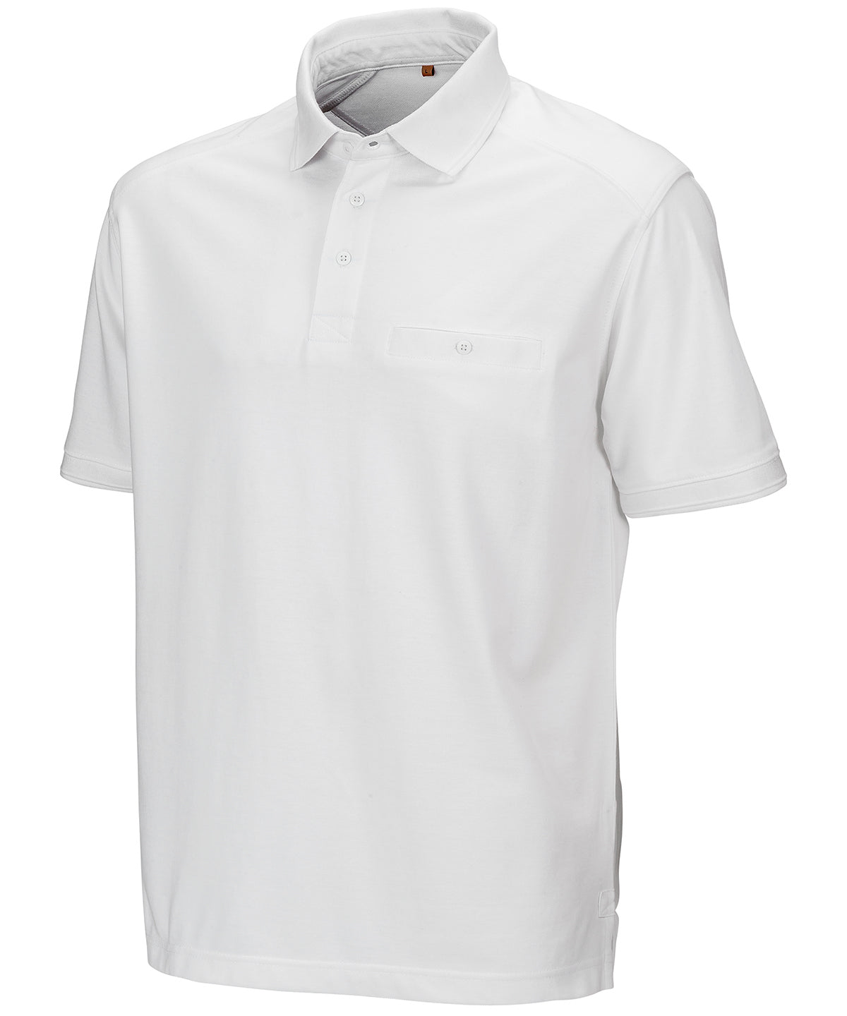 Polos - Apex pocket polo – hållbar och funktionell White