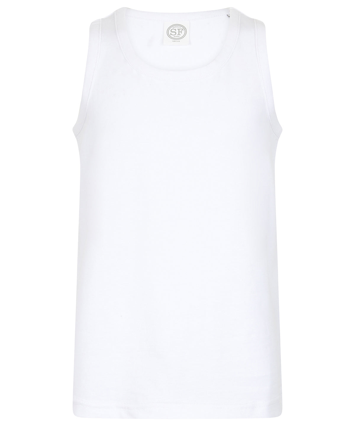 Vests - Barns Bekväma Stretchlinne White