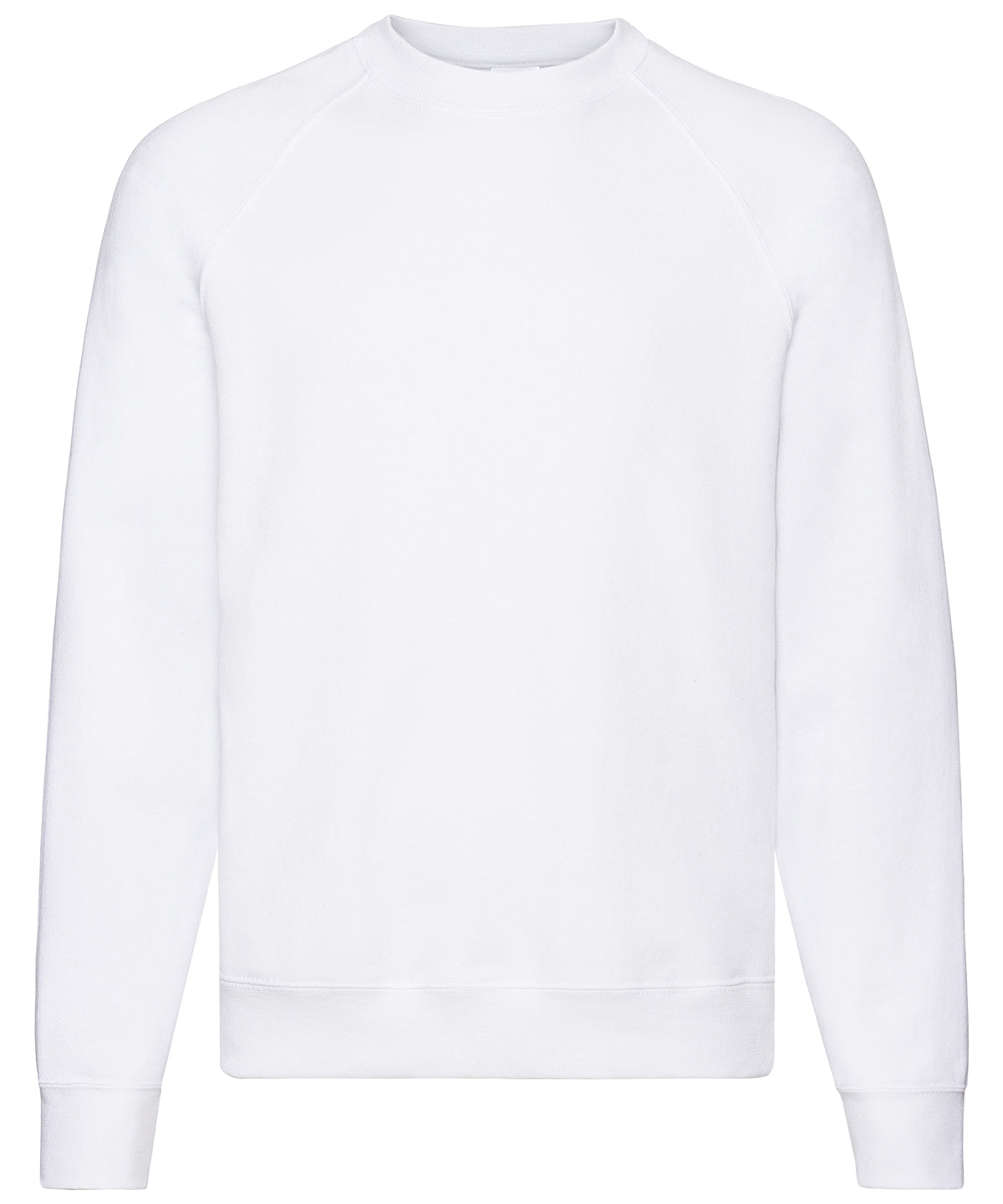 Sweatshirts - Klassisk Raglan Sweatshirt White
