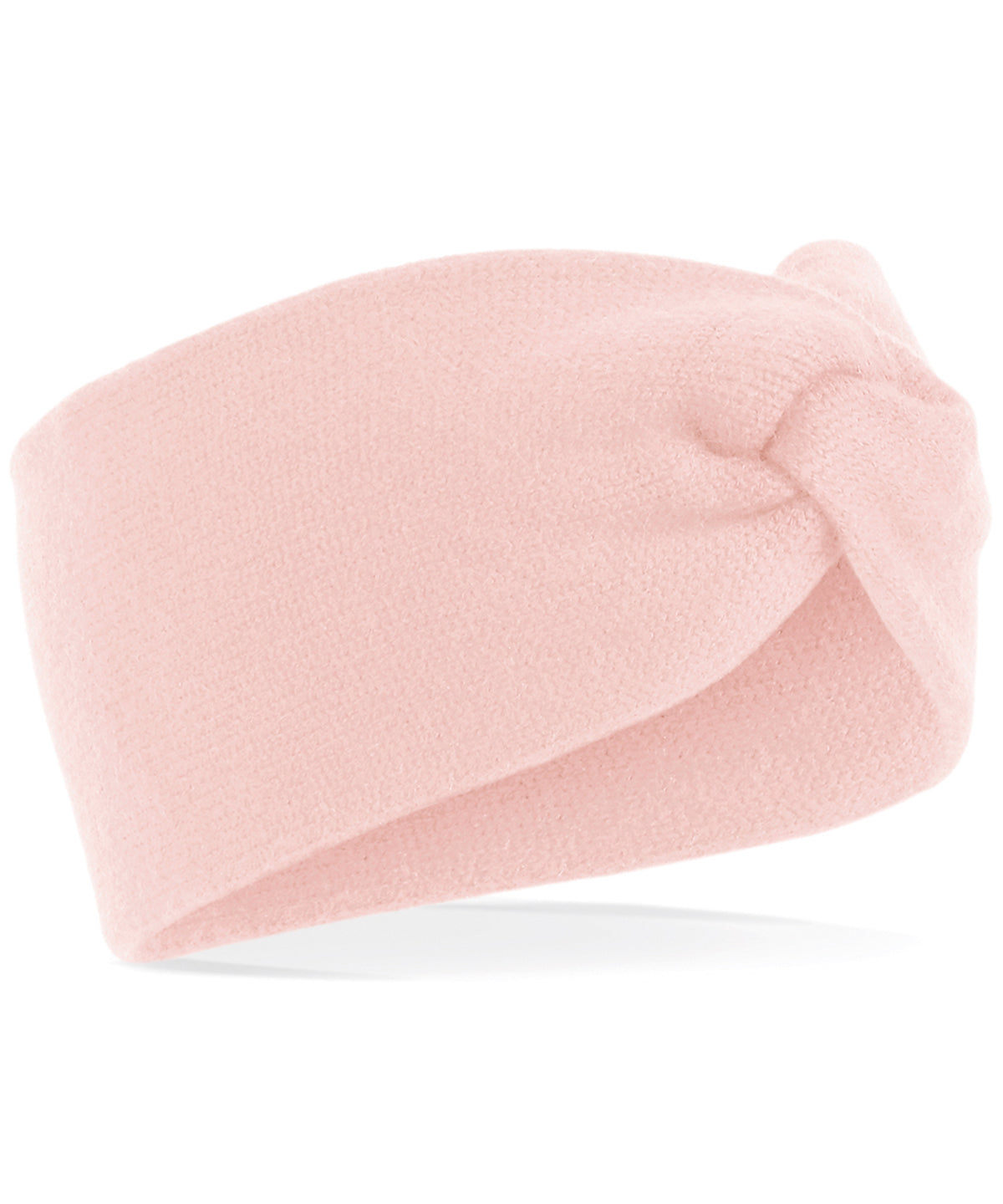 Headbands - Lyxigt Twiststickat Pannband för Höst och Vinter Pastel Pink One size