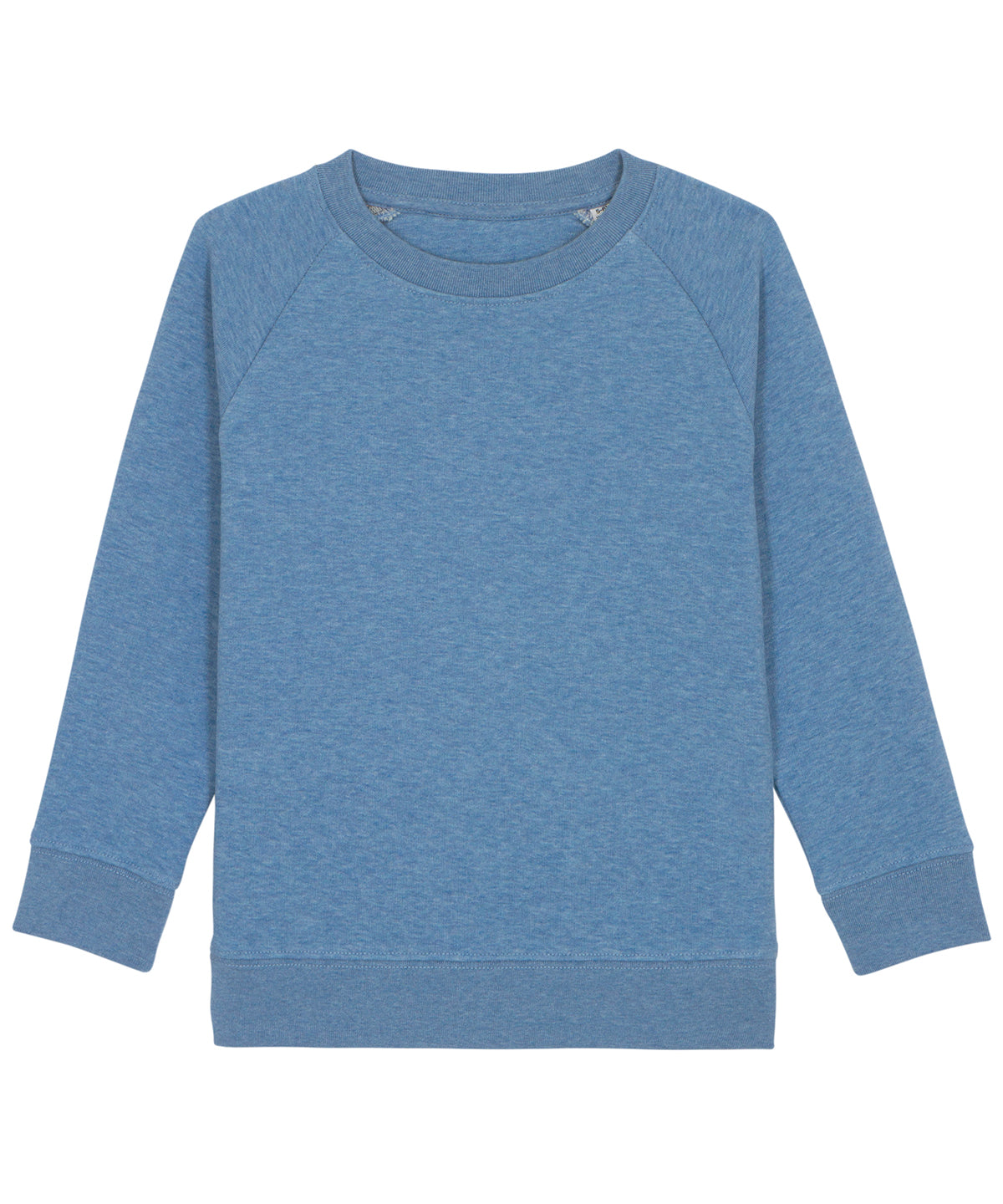 Sweatshirts - Ikonisk Unisex Barntröja med Rund Hals Mid Heather Blue