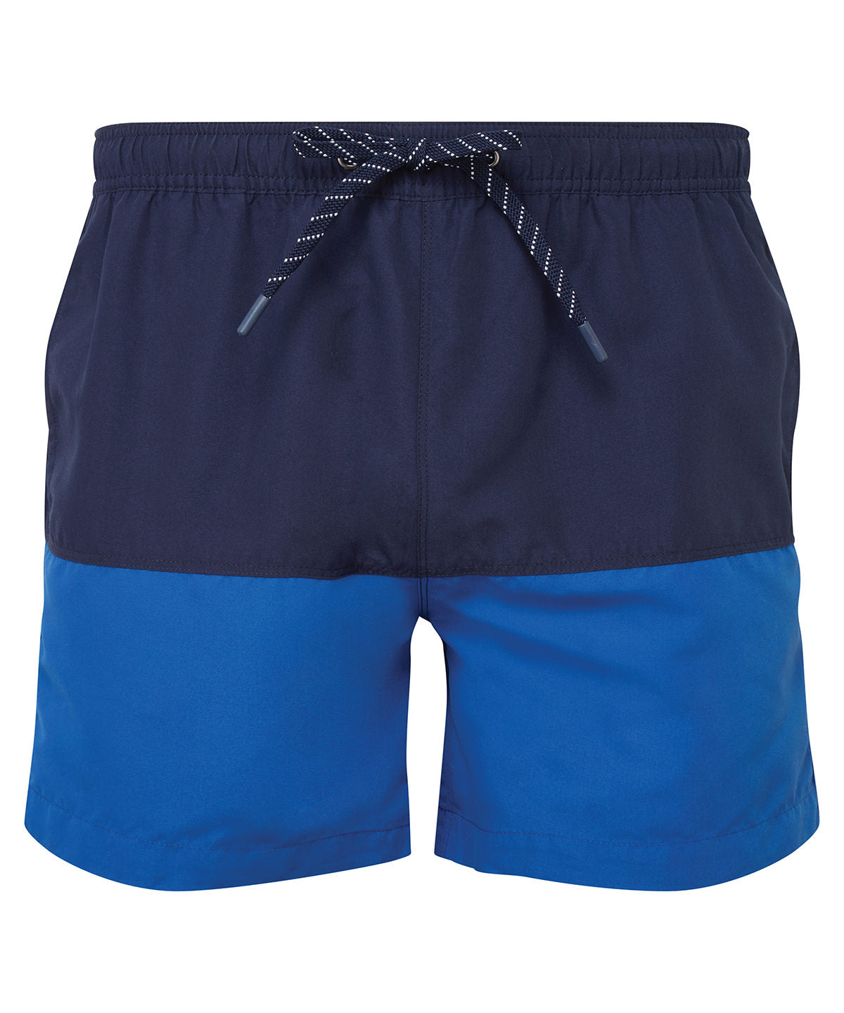 Shorts - Blockfärgade Badshorts för Vuxna Navy Royal