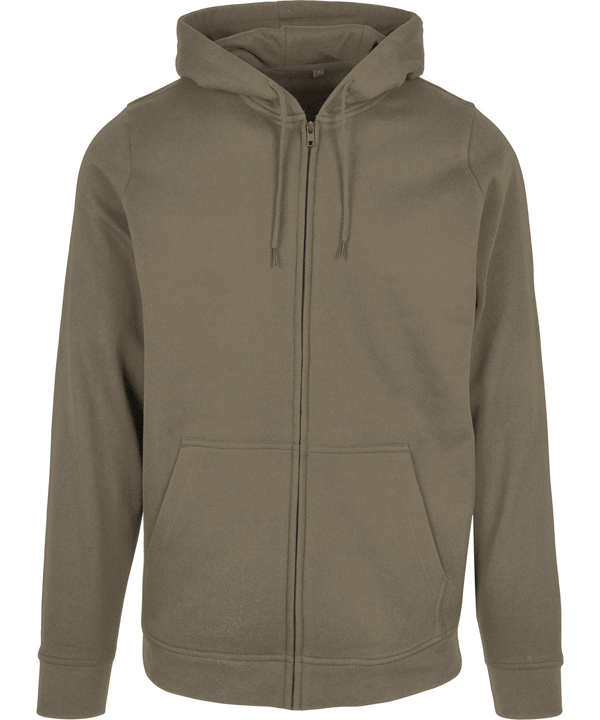 Hoodies - Basic zip hoodie Olive XS
