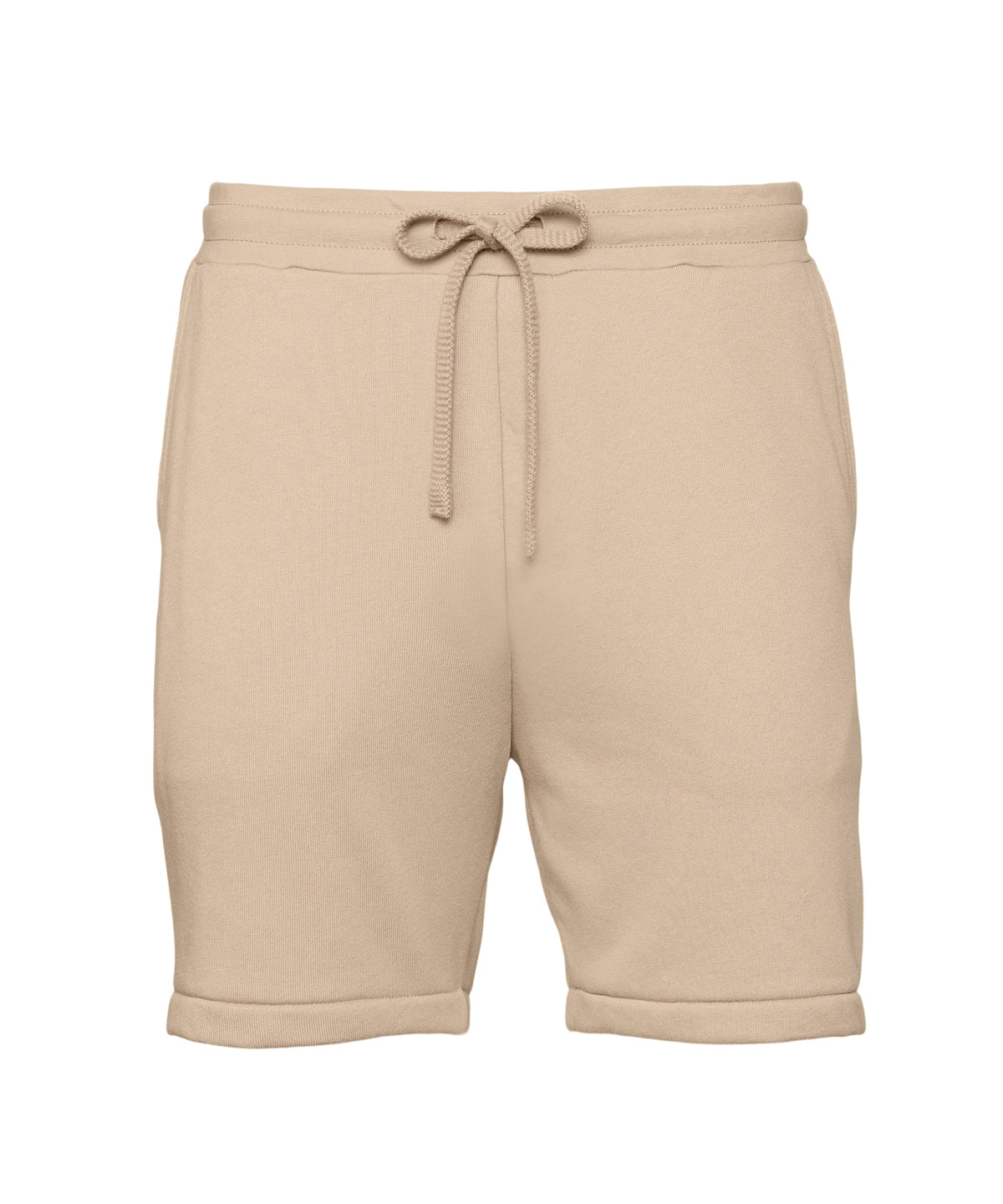 Shorts - Unisex Sweatshorts i Mjuk Svampfleece Tan