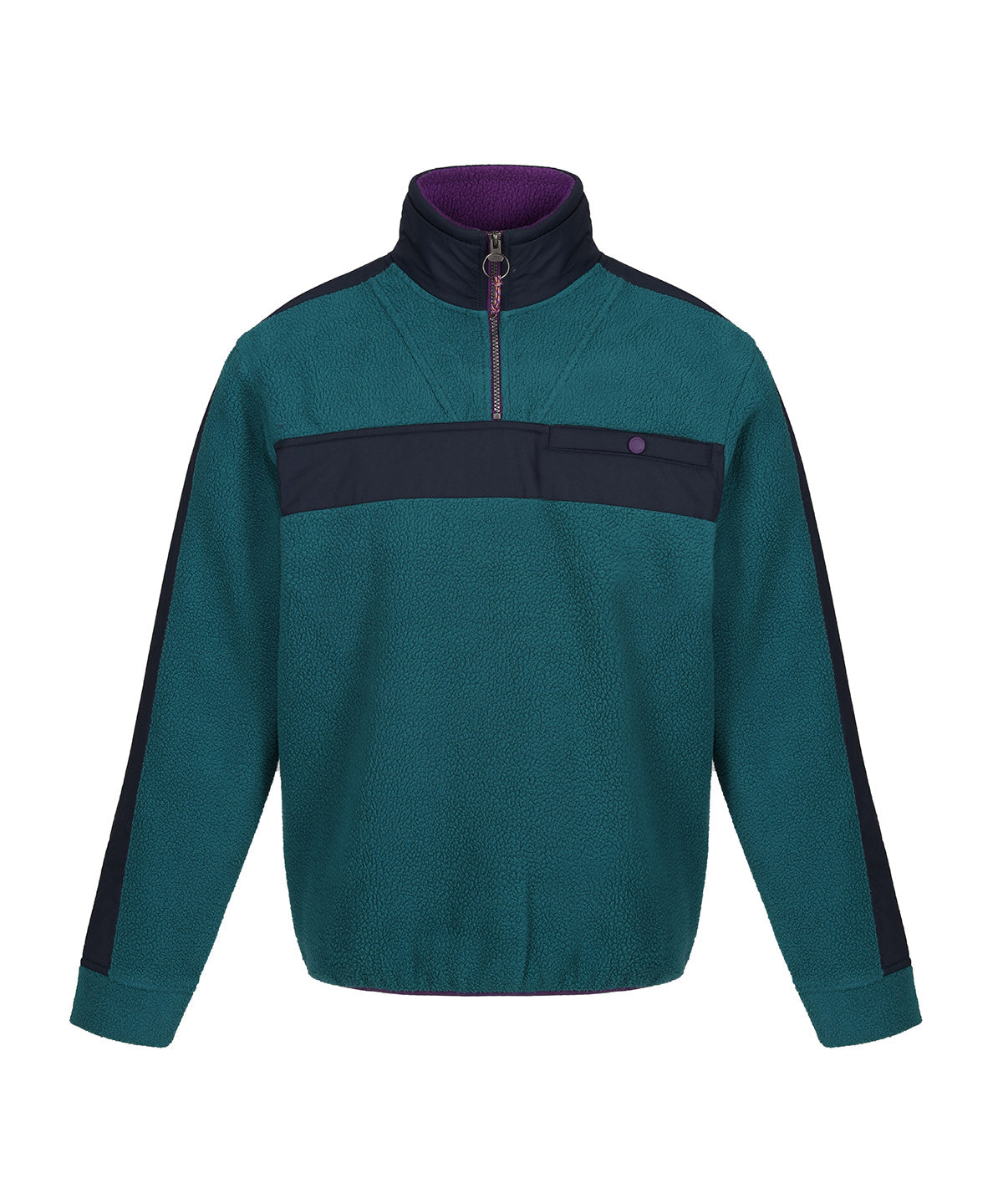 Fleece - Vintage fleecepullover för herrar Spruce Navy