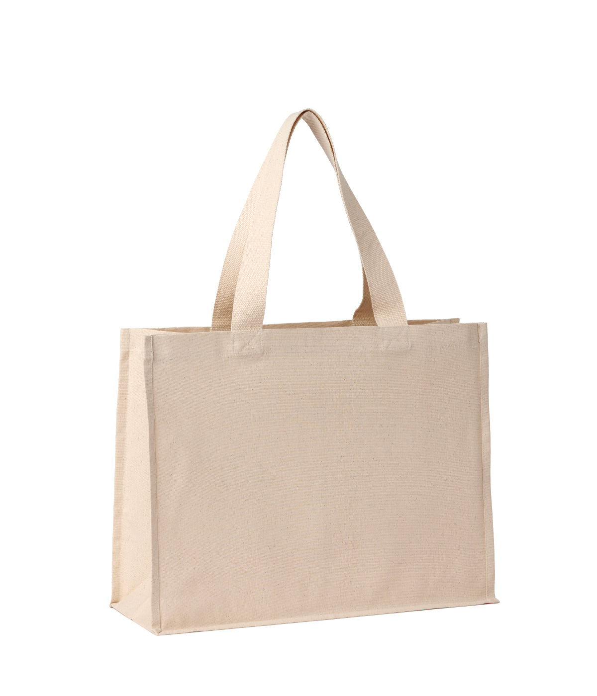 Bags - Hållbar Premium Canvas Shoppingväska Natural One size