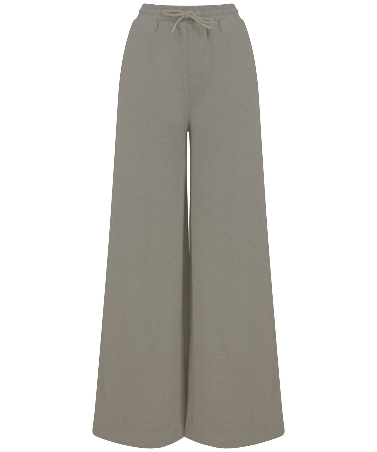 Sweatpants - Hållbara och trendiga vida byxor för damer Khaki