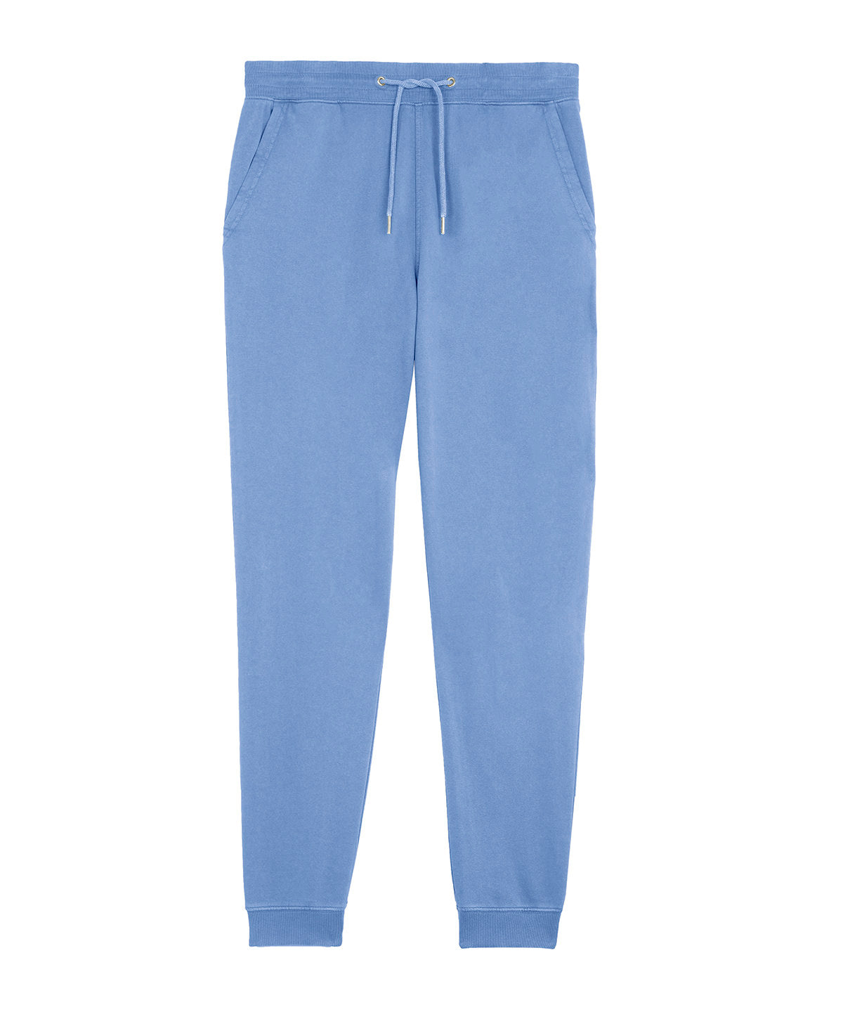 Sweatpants - Unisex Vintagefärgade Joggerbyxor Garment Dyed Swimmer Blue