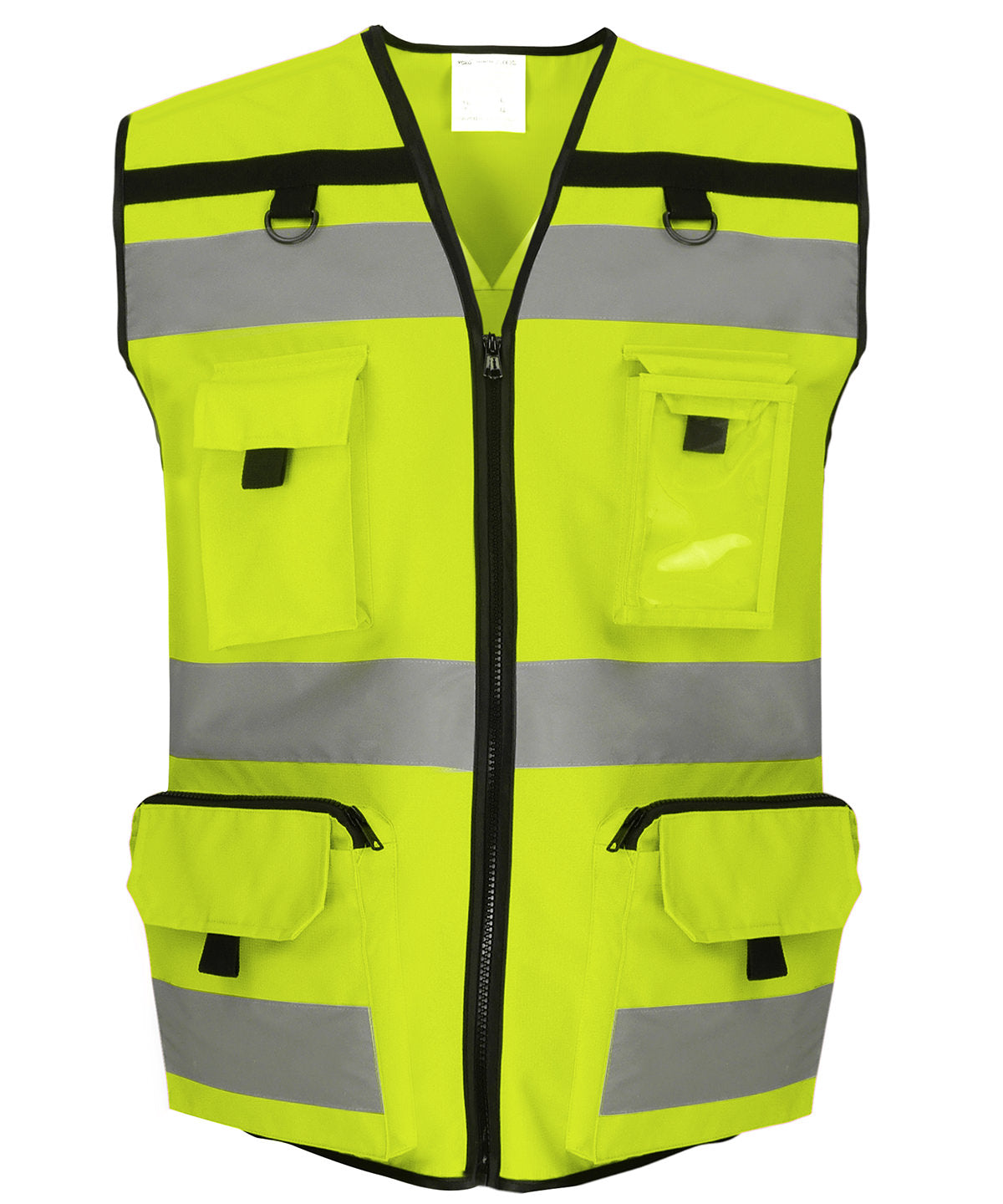 Safety Vests - Hi-Vis Arbetslinne för Säkerhet och Komfort Hivis Yellow