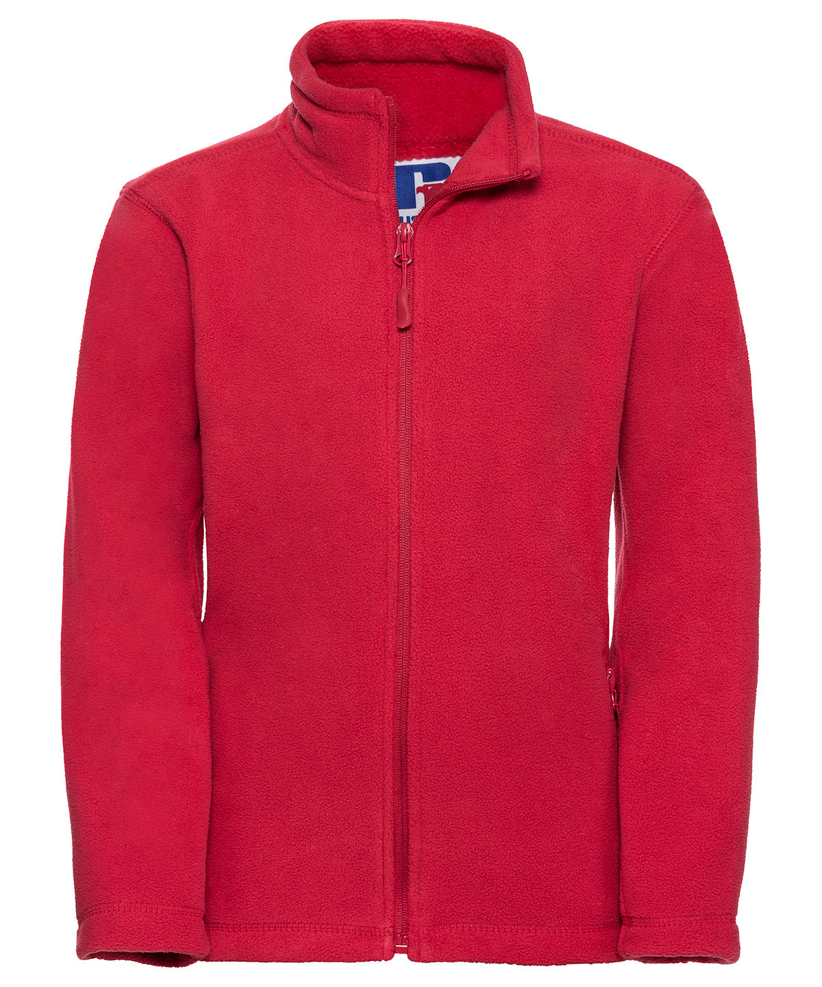 Fleece - Barnfleece med hel dragkedja för utomhusbruk Classic Red