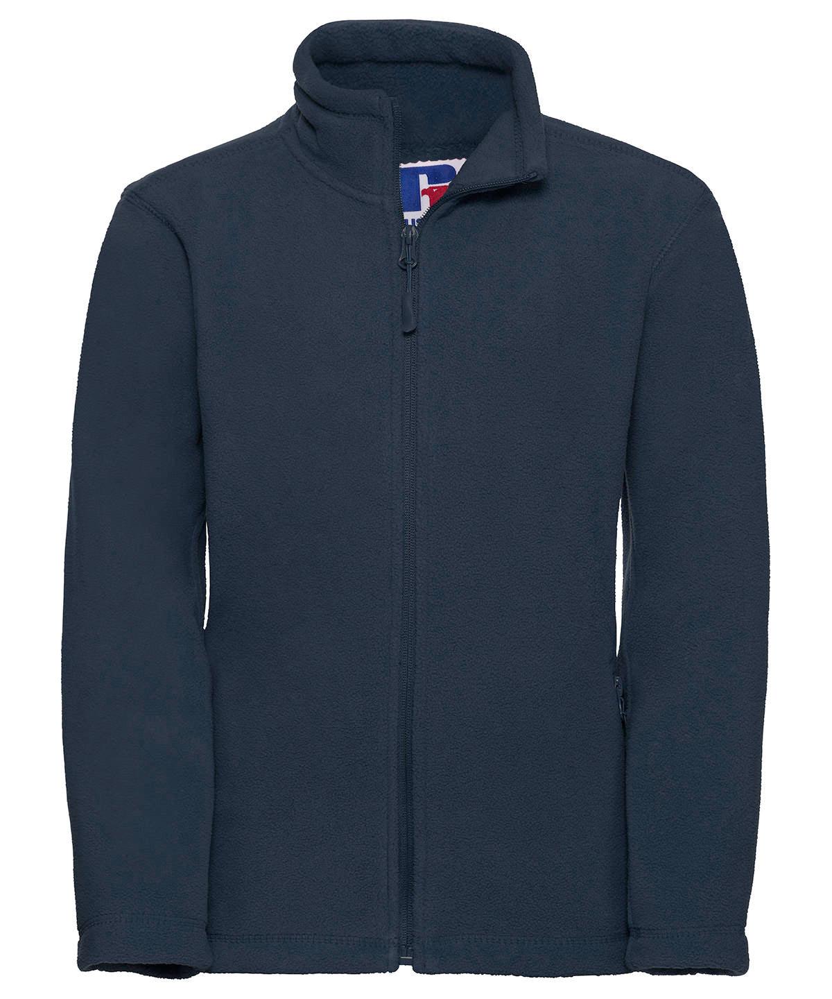 Fleece - Barnfleece med hel dragkedja för utomhusbruk French Navy