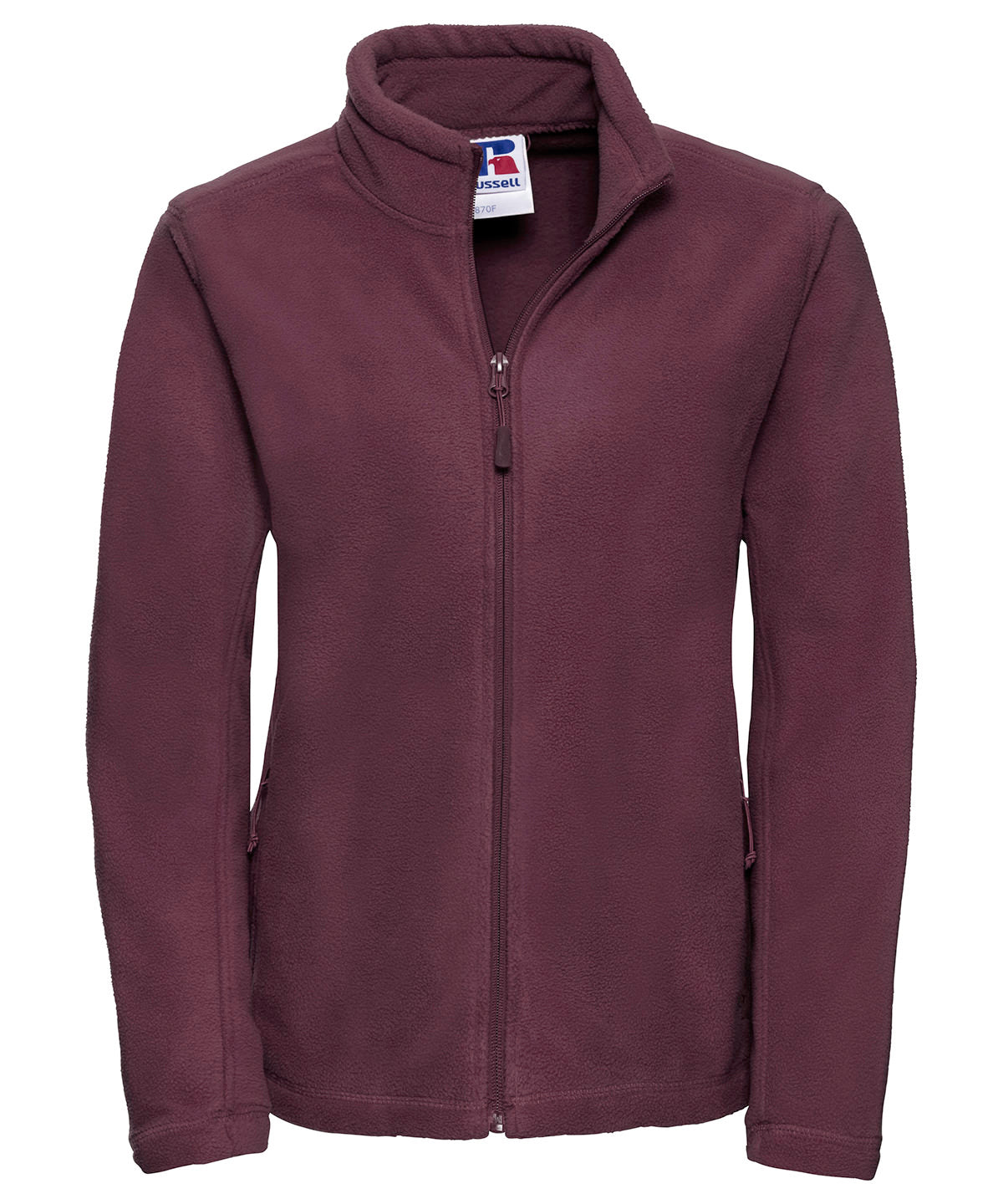 Fleece - Fleecejacka Dam – Perfekt för kalla dagar Burgundy