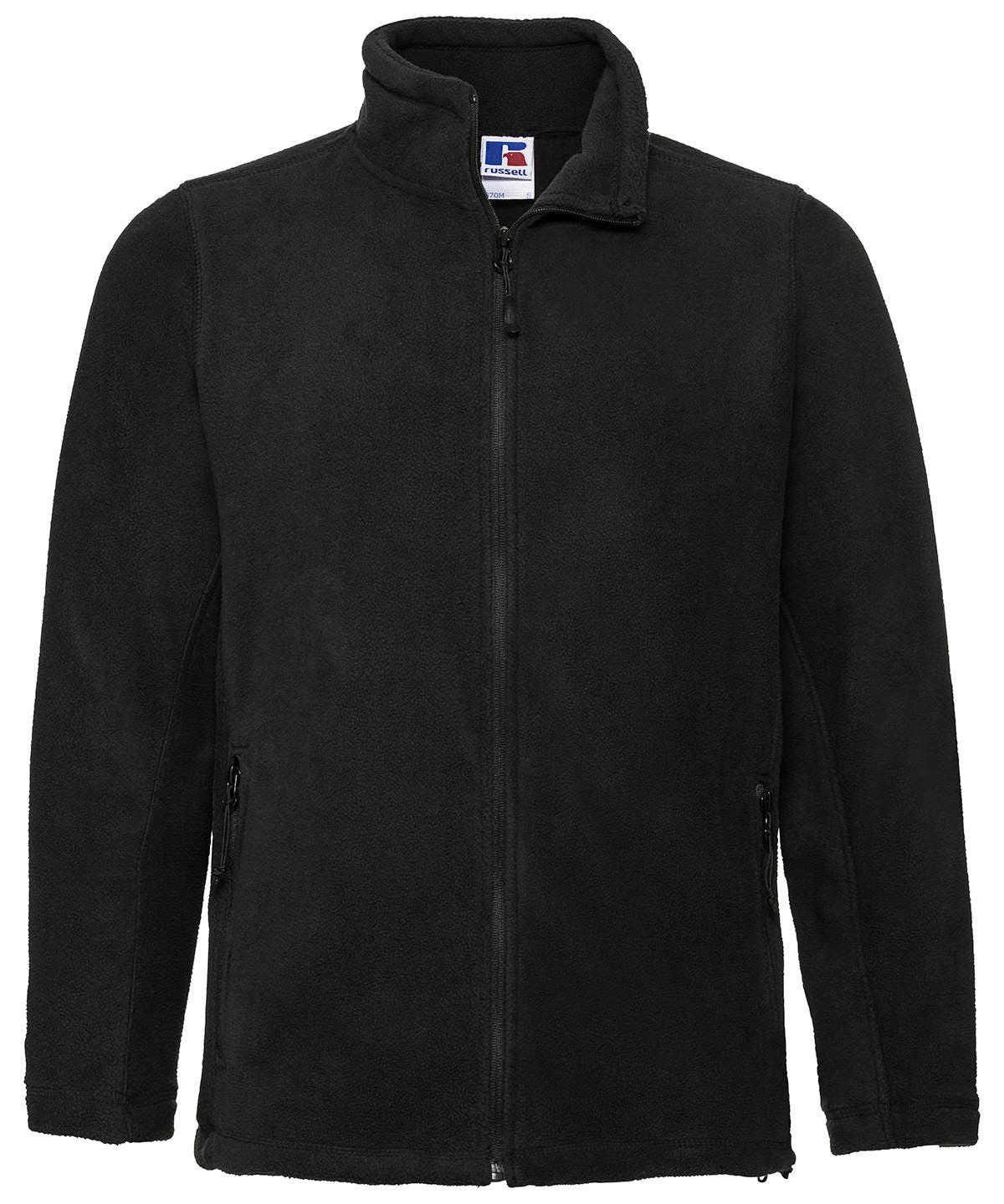 Fleece - Full-zip fleecejacka för utomhusäventyr Black