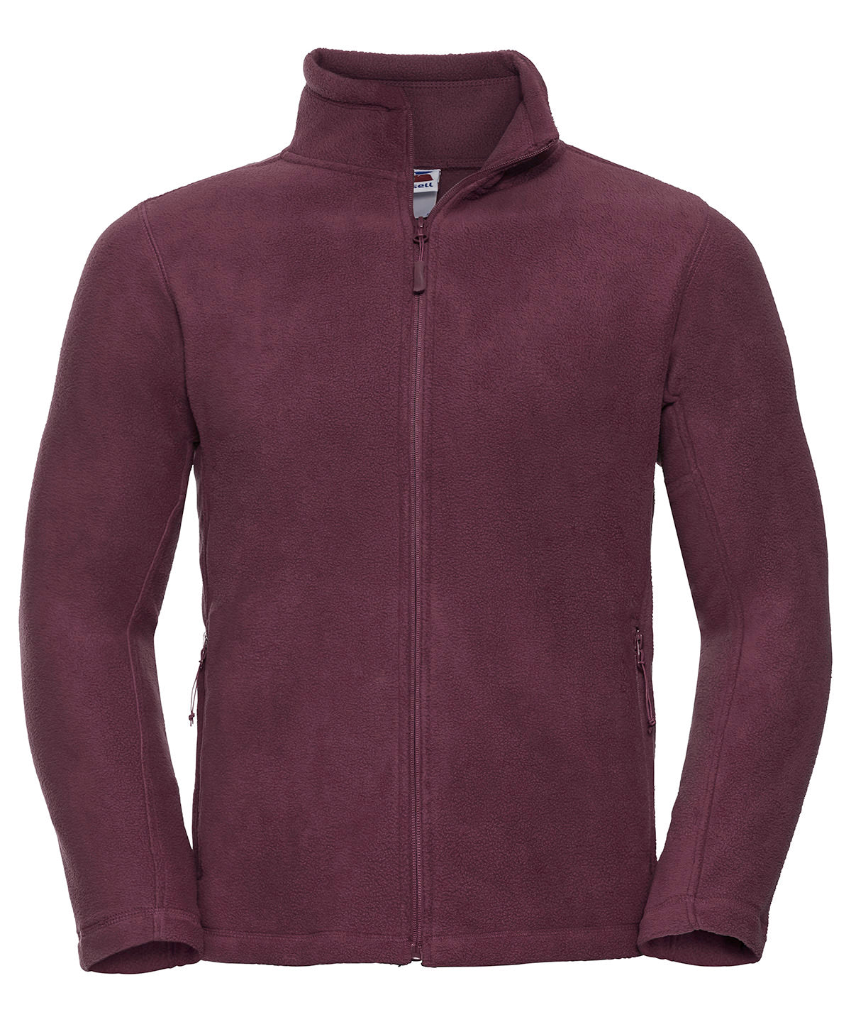 Fleece - Full-zip fleecejacka för utomhusäventyr Burgundy