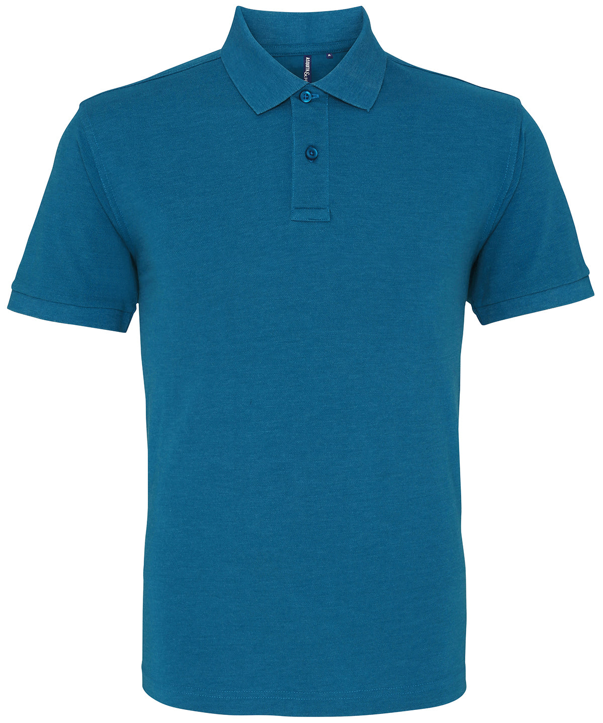 Polos - Klassisk polo med mångsidig stil Teal Heather S