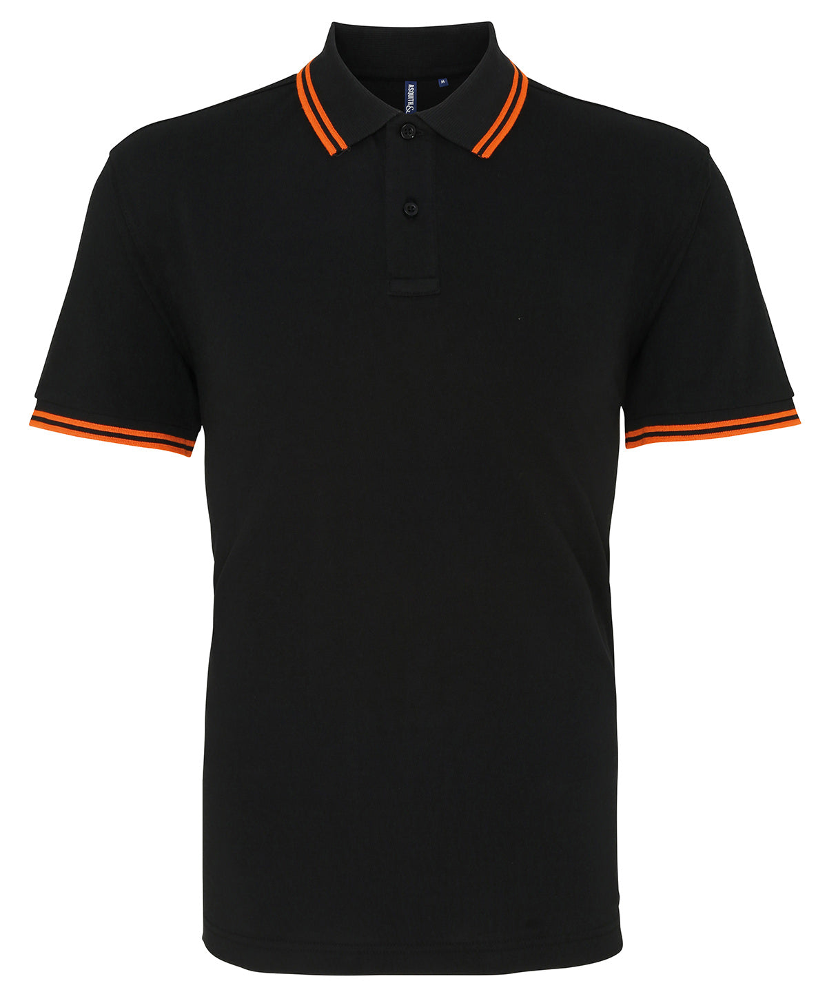 Polos - Polotröja i polycottonblend för teknisk komfort Black Orange