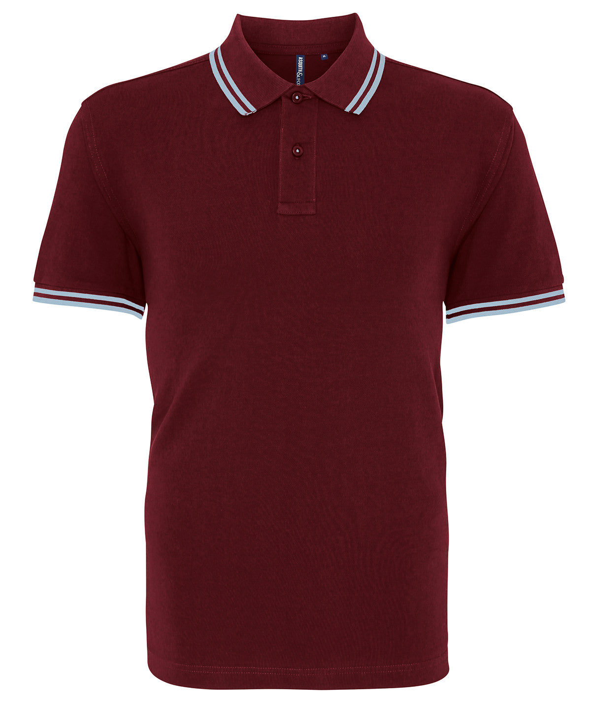 Polos - Polotröja i polycottonblend för teknisk komfort Burgundy Sky