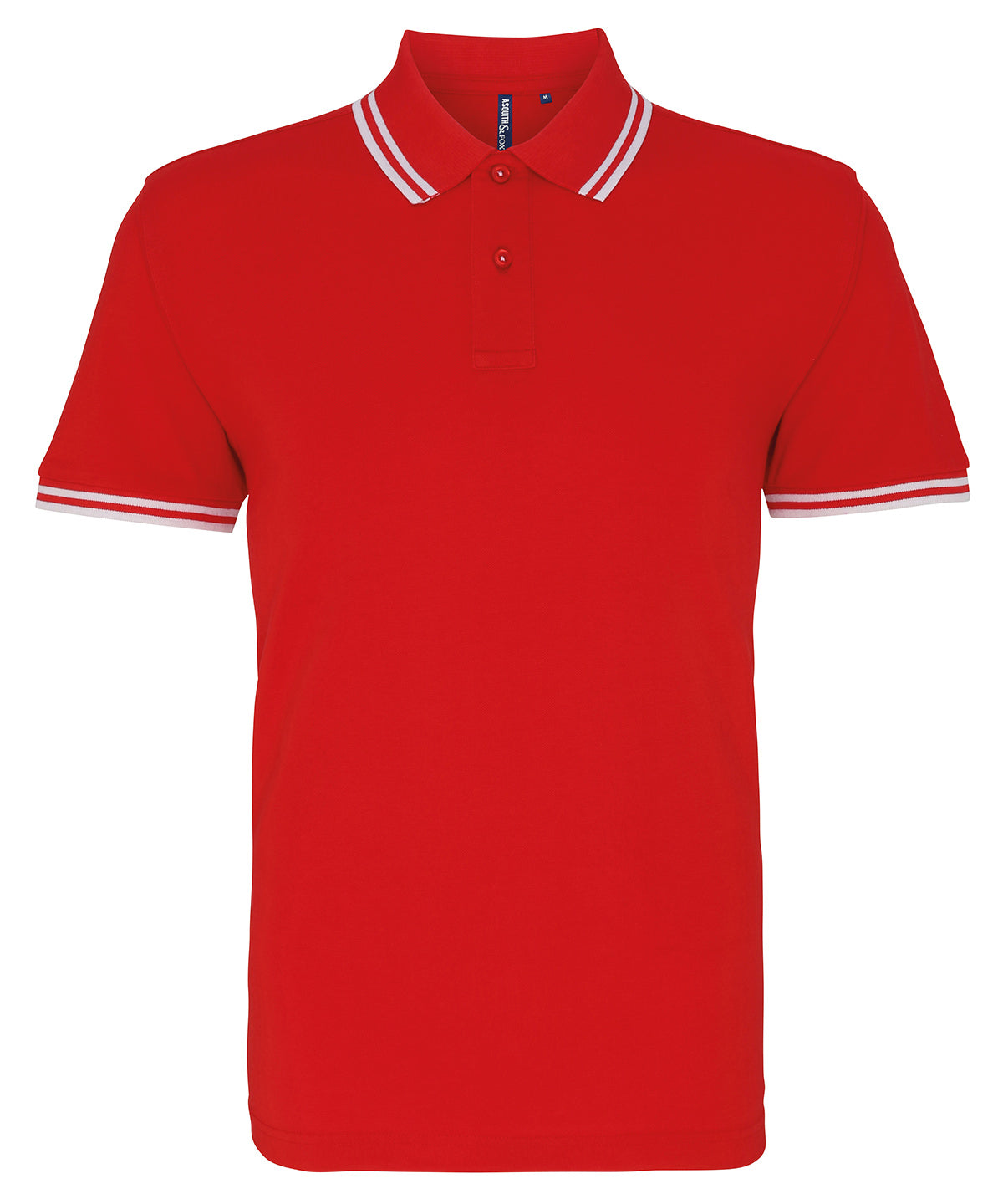 Polos - Polotröja i polycottonblend för teknisk komfort Red White