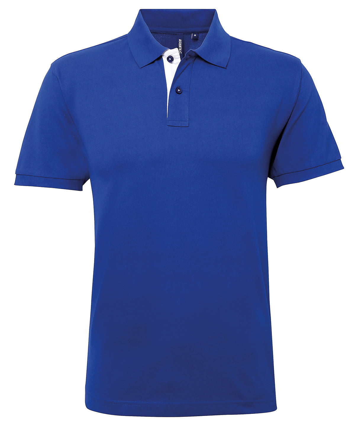 Polos - Poloshirt i polycotton med teknik Royal White