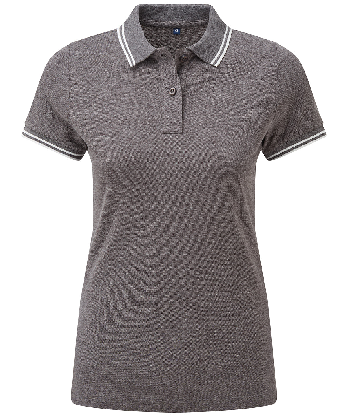 Polos - Klassisk Dam-Pikétröja med Tidlös Design Charcoal White