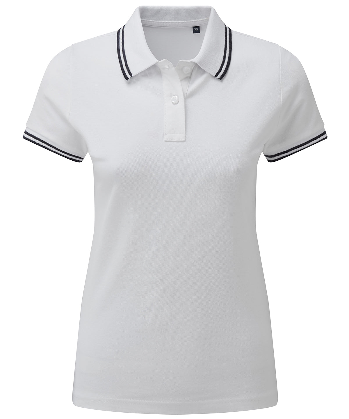 Polos - Klassisk Dam-Pikétröja med Tidlös Design White Navy