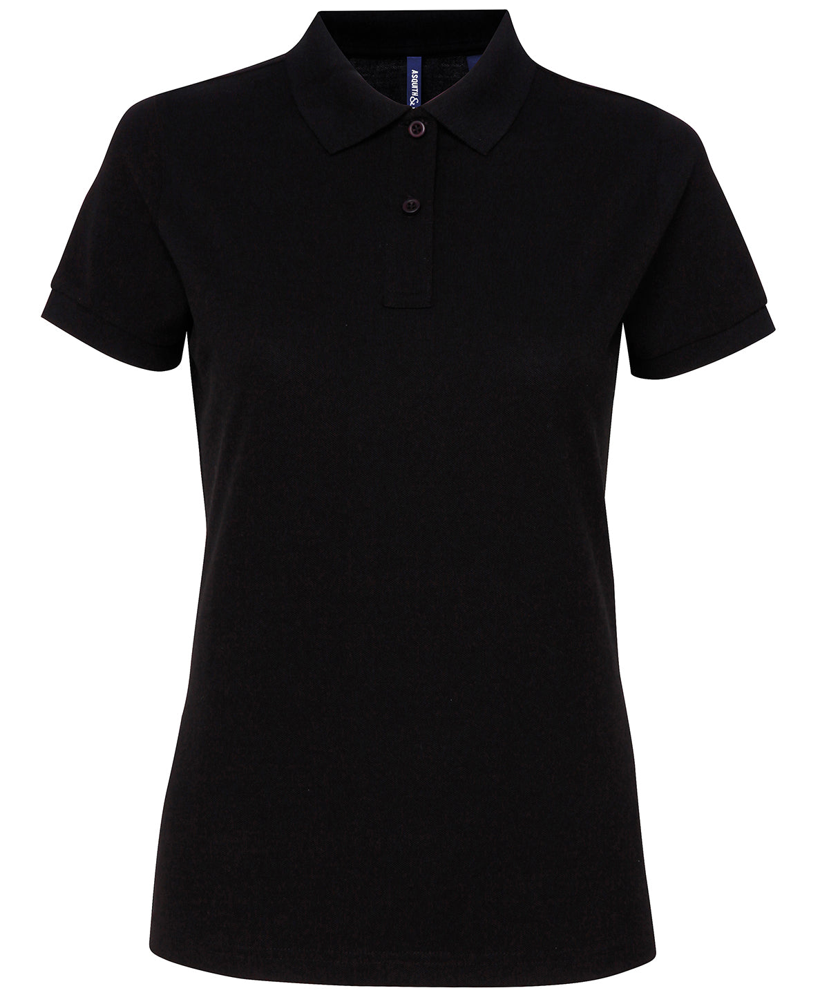 Polos - Polycotton dam-piké Black