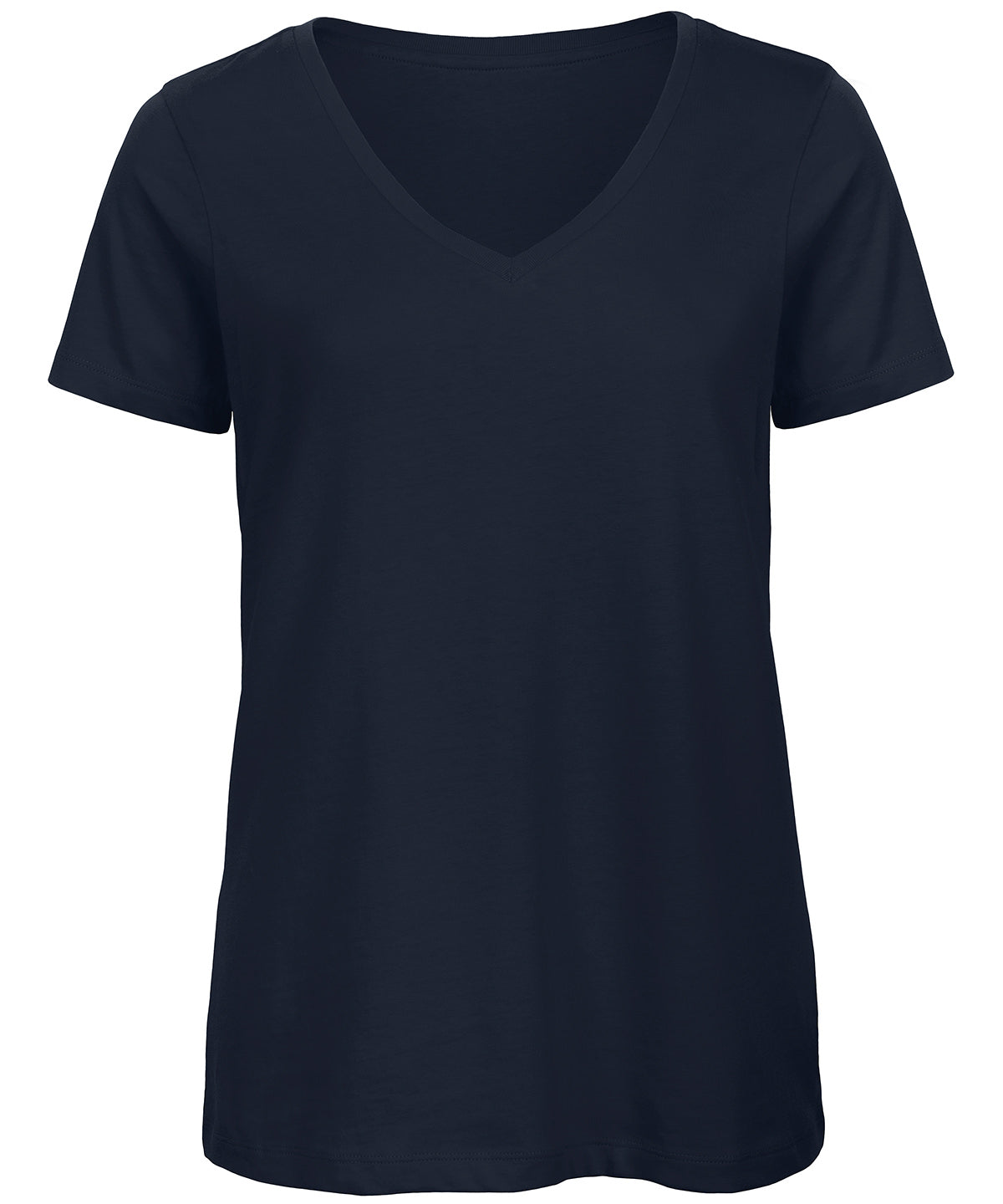 T-Shirts - B&C Inspire V T – En mjuk och medveten V-ringad t-shirt Navy