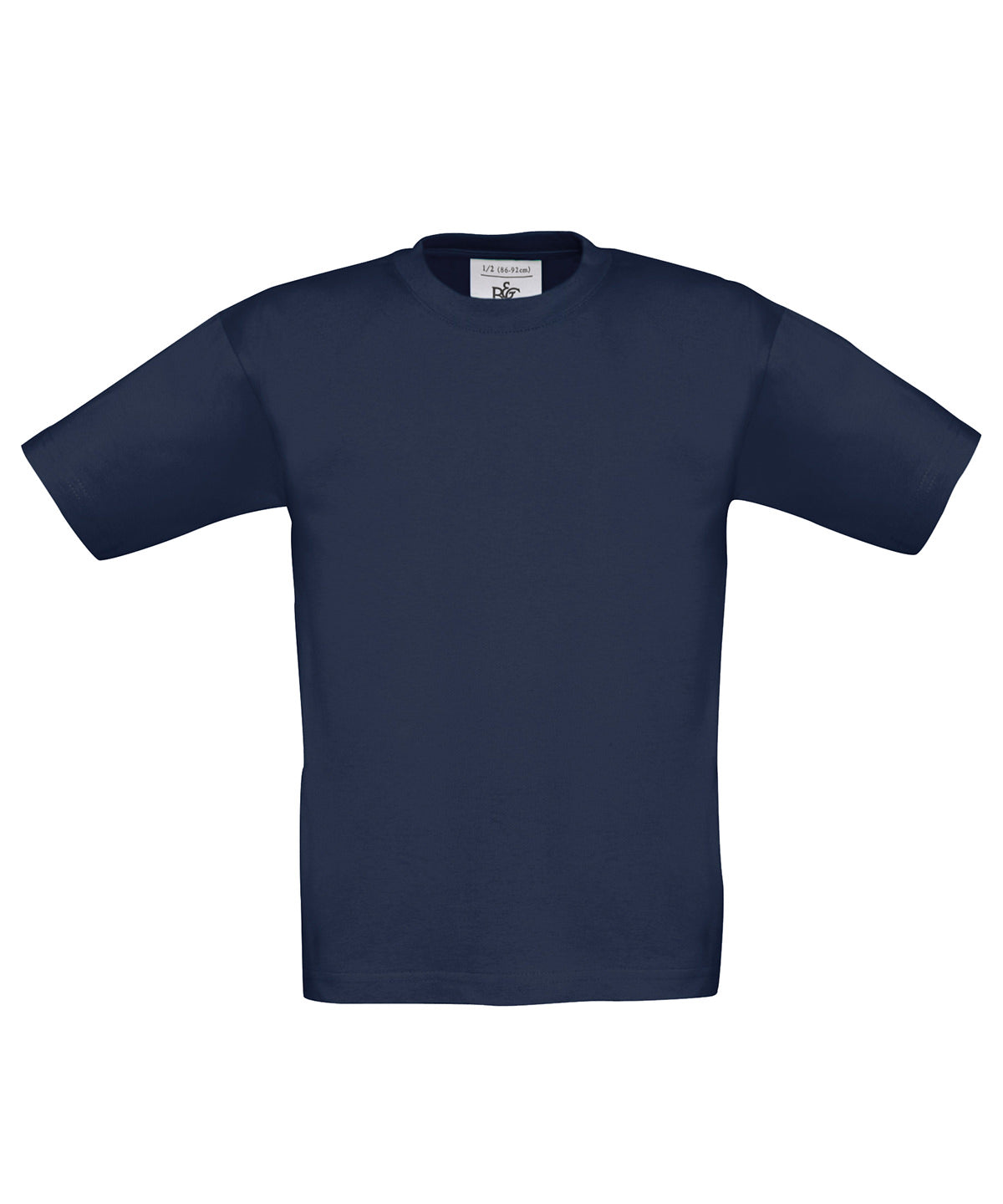 T-Shirts - B&C Exact 190 /barn t-shirt Navy