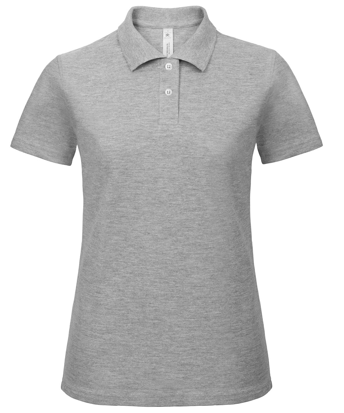 Polos - B&C ID.001 Polo /dam Heather Grey