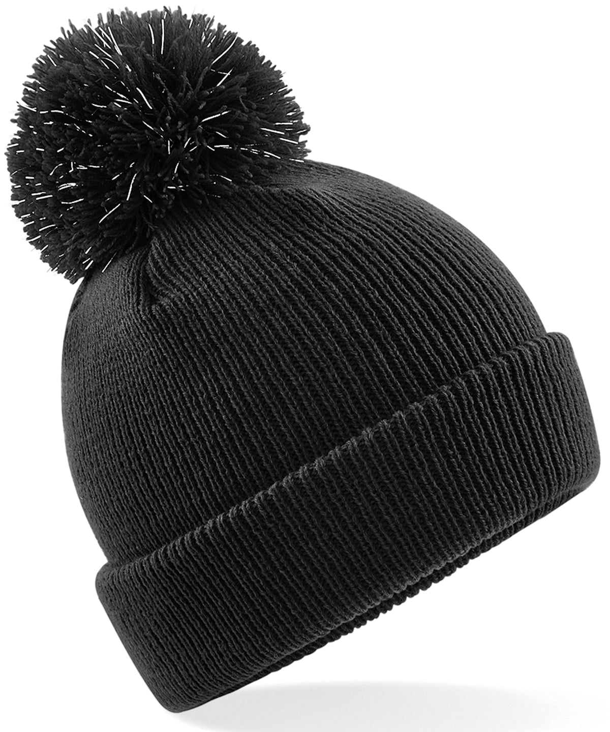 Beanies - Reflekterande Bobblebeanie för Juniorer Black One size