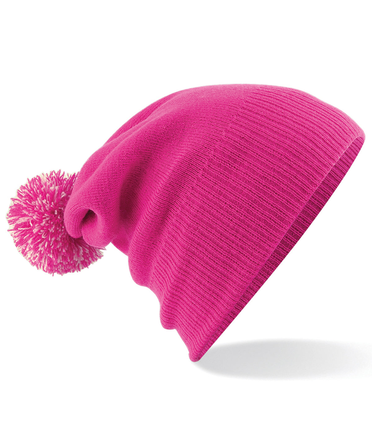 Beanies - Junior Snowstar Beanie Fuchsia Off White One size