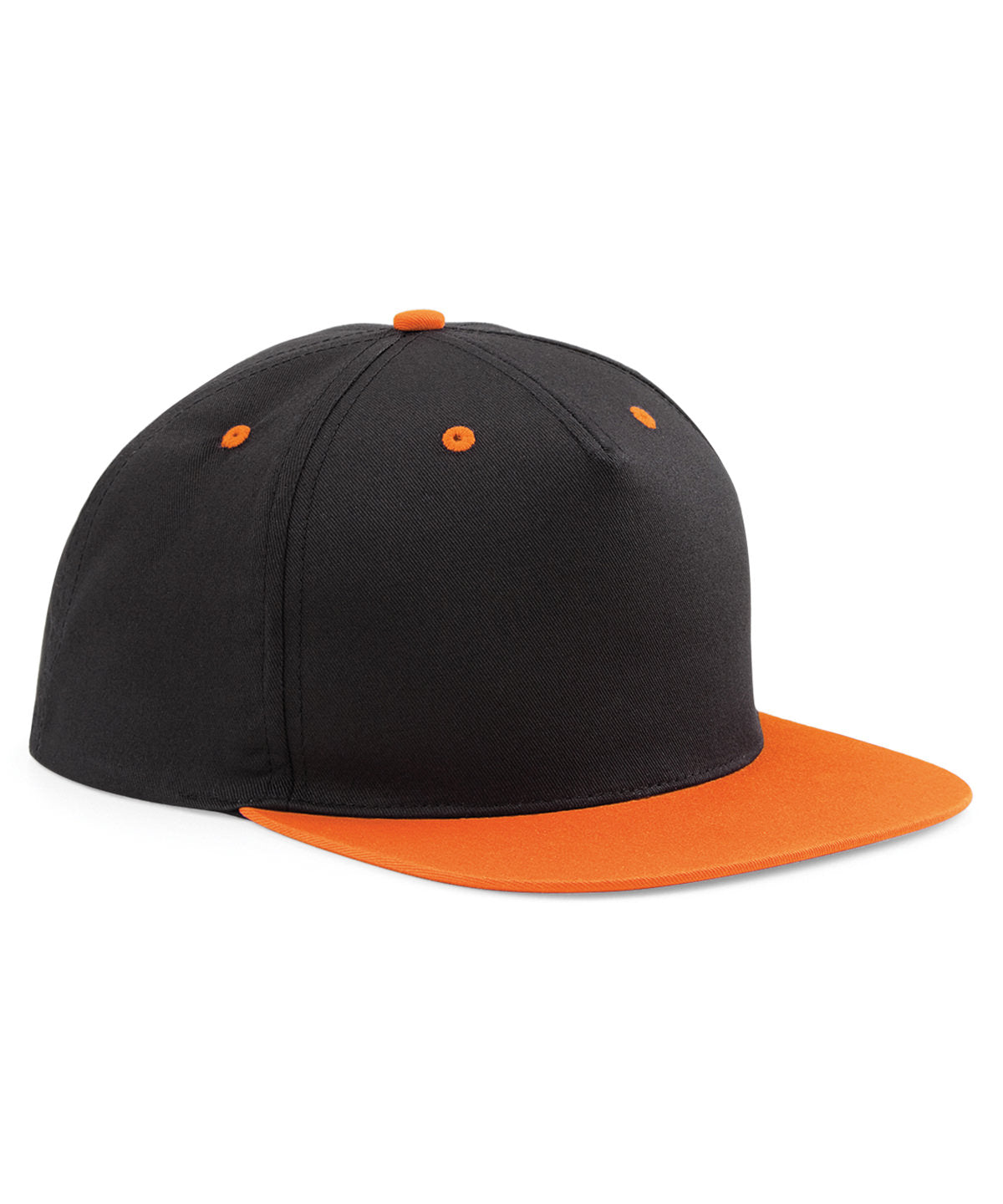 Caps - Stilren och Mångsidig Snapback för Alla Tillfällen Black Orange One size