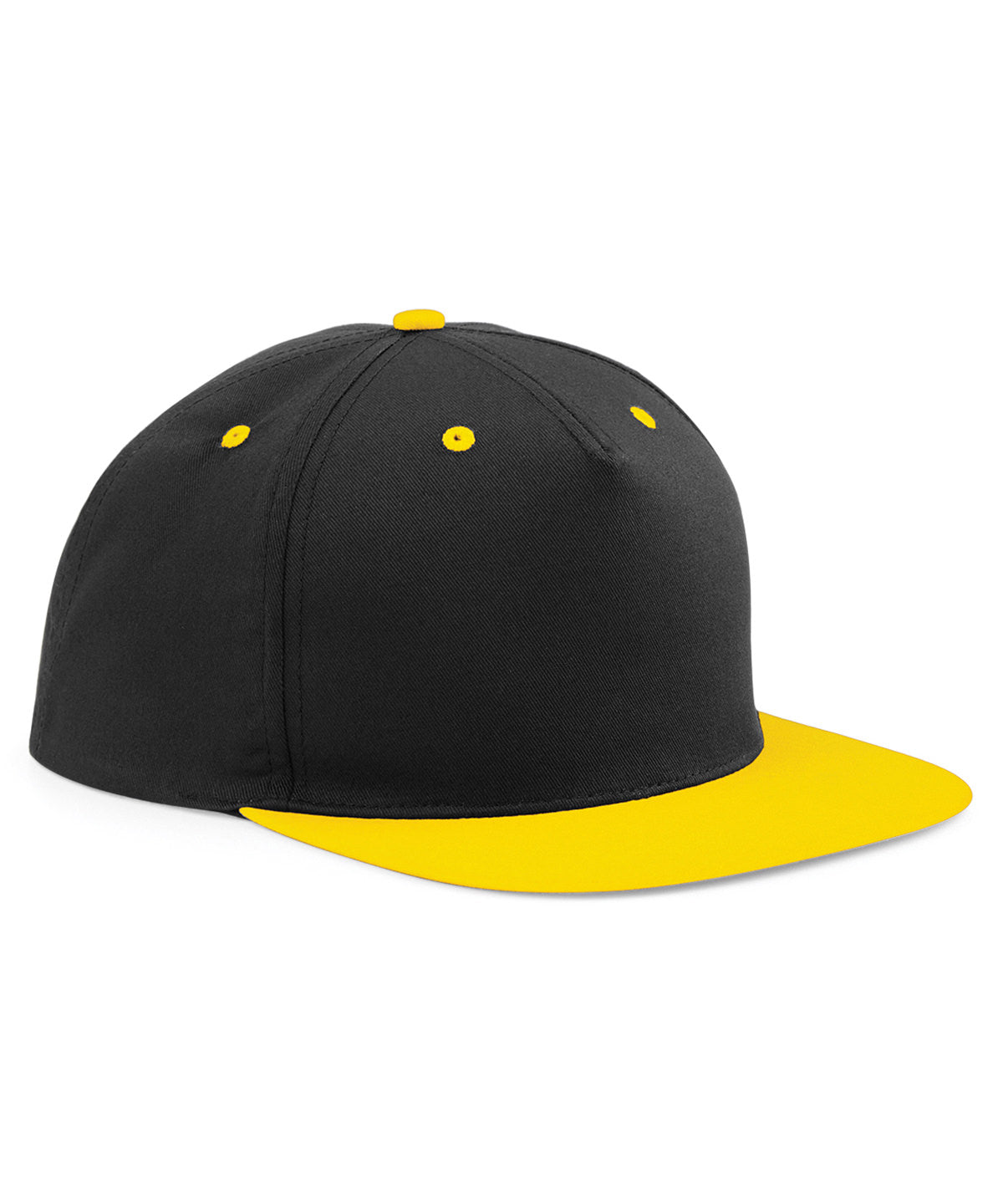 Caps - Stilren och Mångsidig Snapback för Alla Tillfällen Black Yellow One size