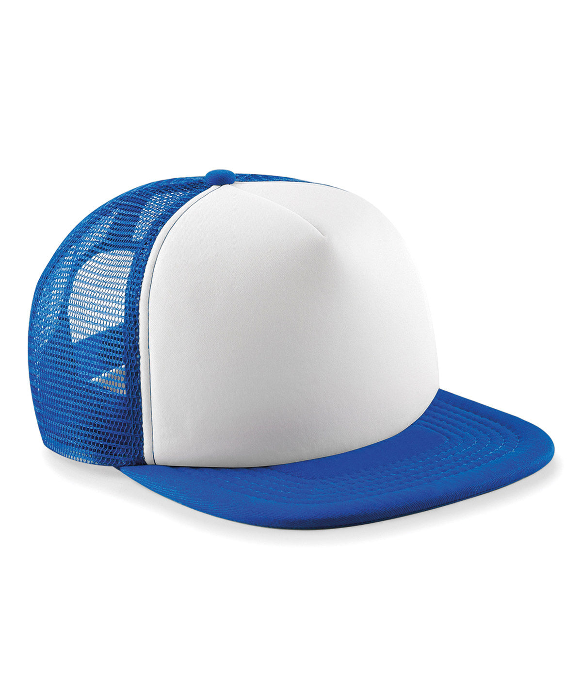 Caps - Ekologisk 6-panel keps i retrostil Bright Royal White One size