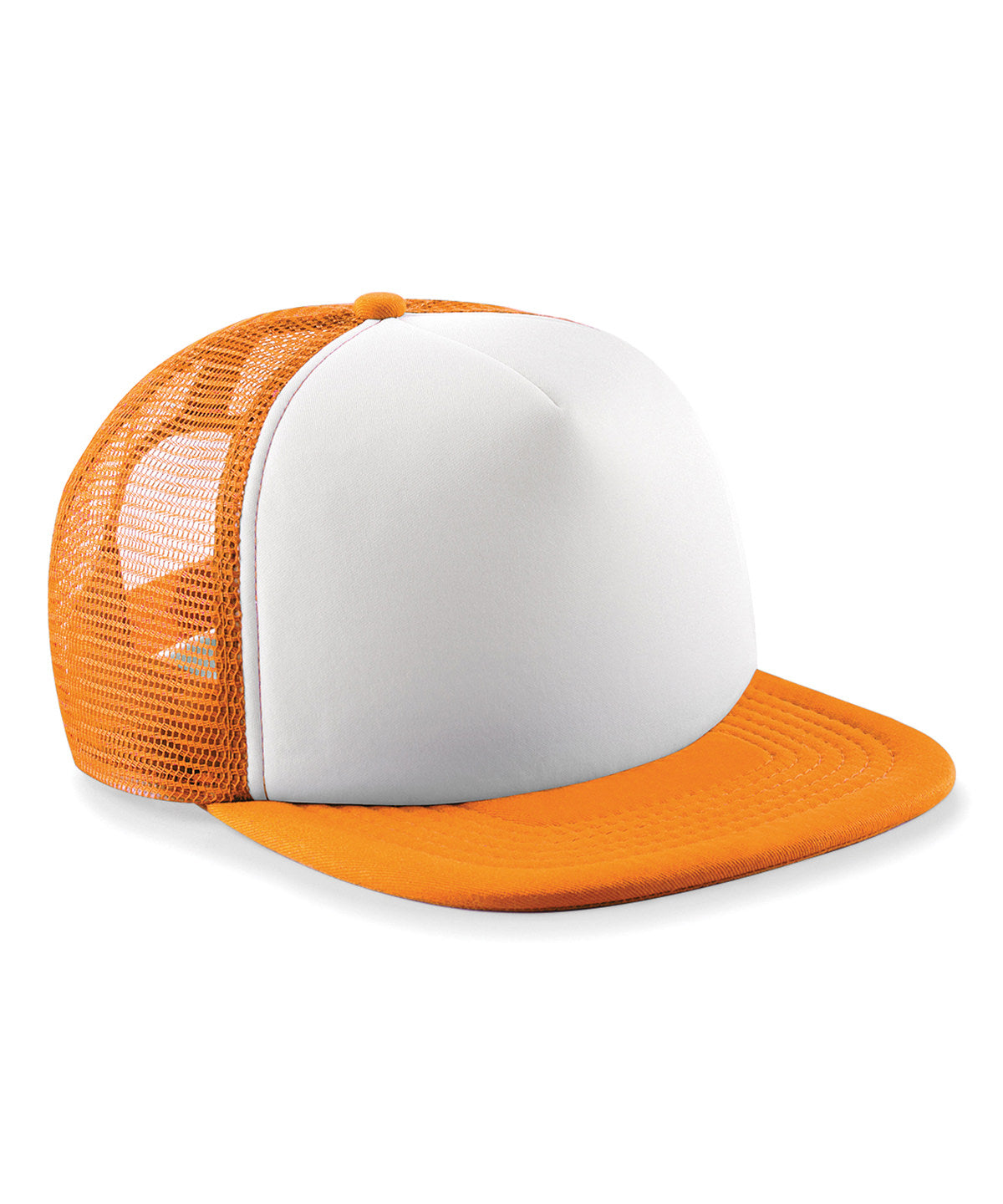 Caps - Ekologisk 6-panel keps i retrostil Orange White One size