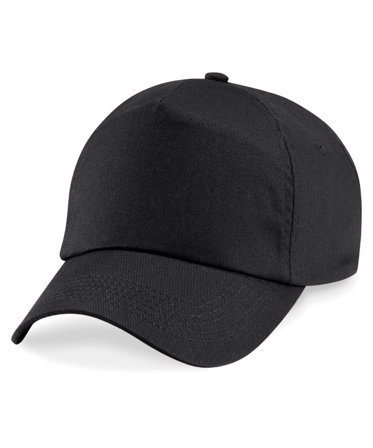 Caps - Stilren och Mångsidig 5-Panel Keps för Alla Black One size