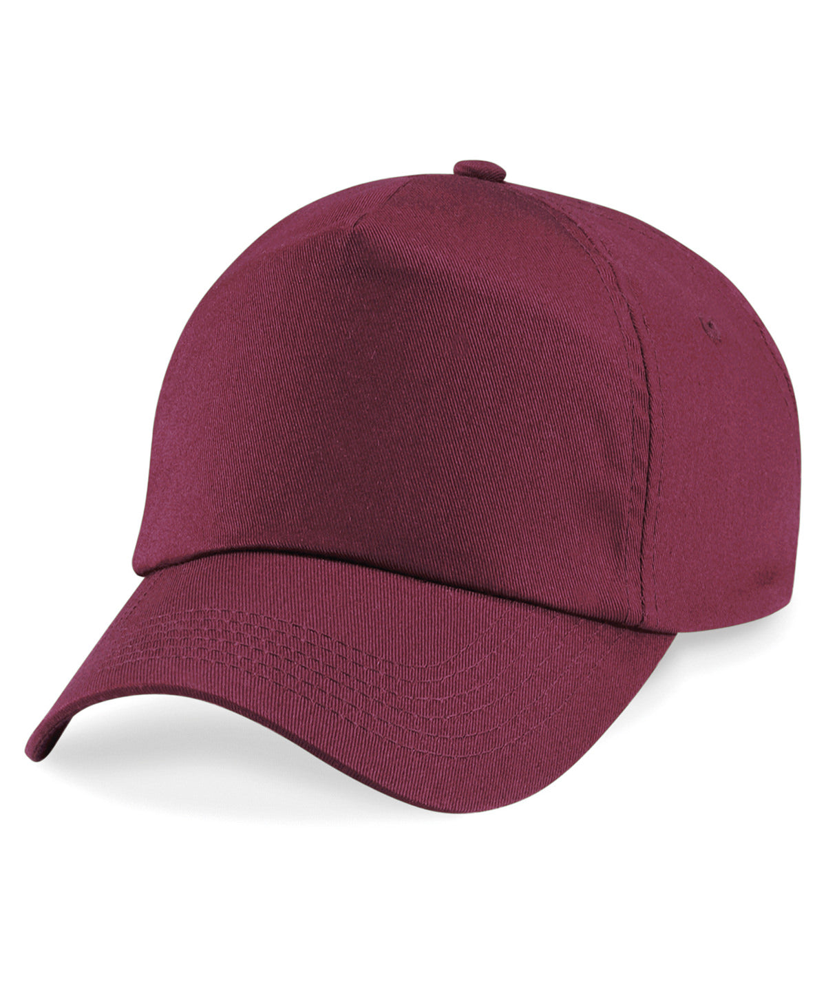 Caps - Stilren och Mångsidig 5-Panel Keps för Alla Burgundy One size