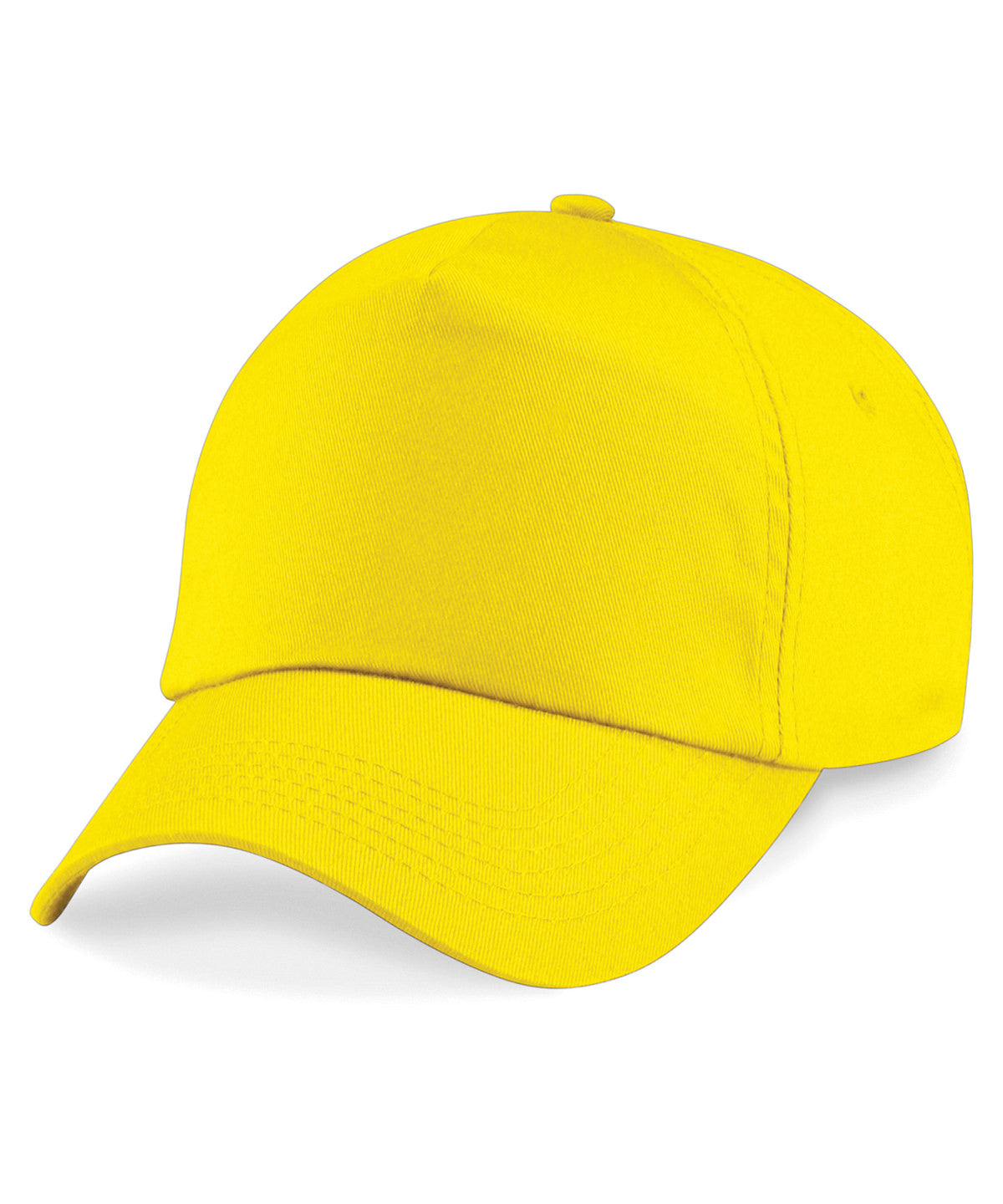 Caps - Stilren och Mångsidig 5-Panel Keps för Alla Yellow One size