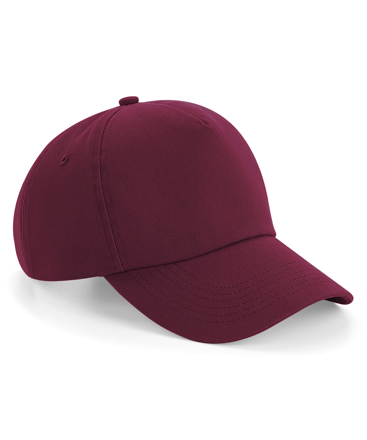 Caps - Modern 5-panel keps Burgundy One size