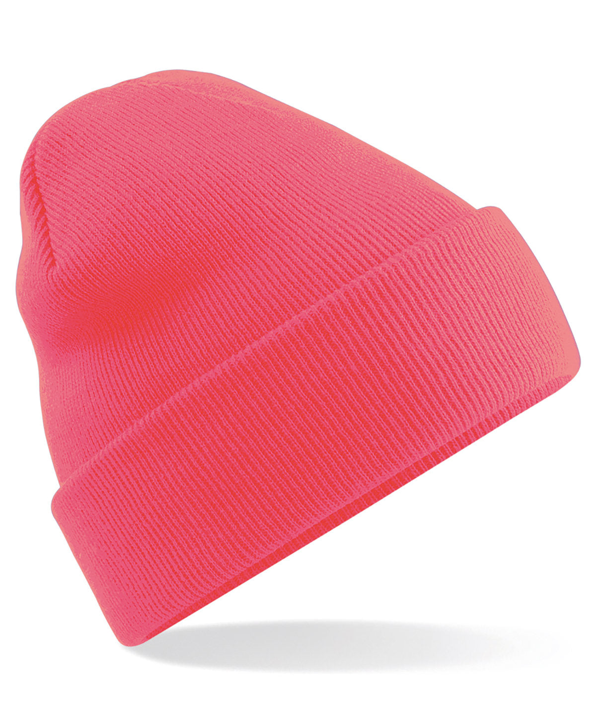 Beanies - Ekologisk bomullsmössa Fluorescent Pink One size