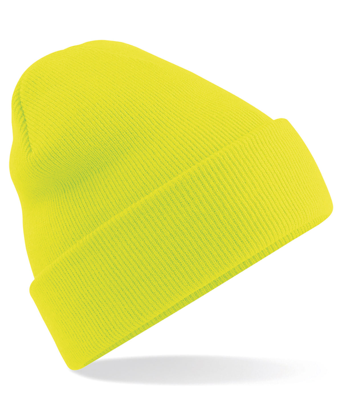 Beanies - Ekologisk bomullsmössa Fluorescent Yellow One size