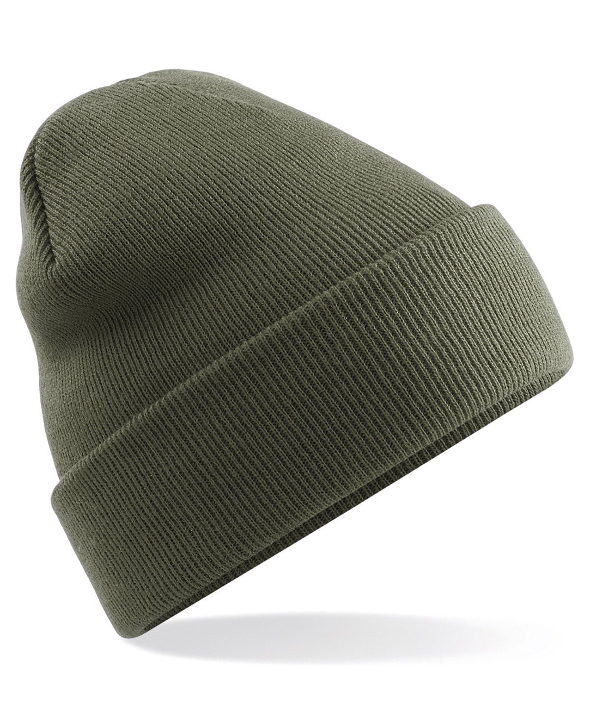 Beanies - Ekologisk bomullsmössa Olive One size