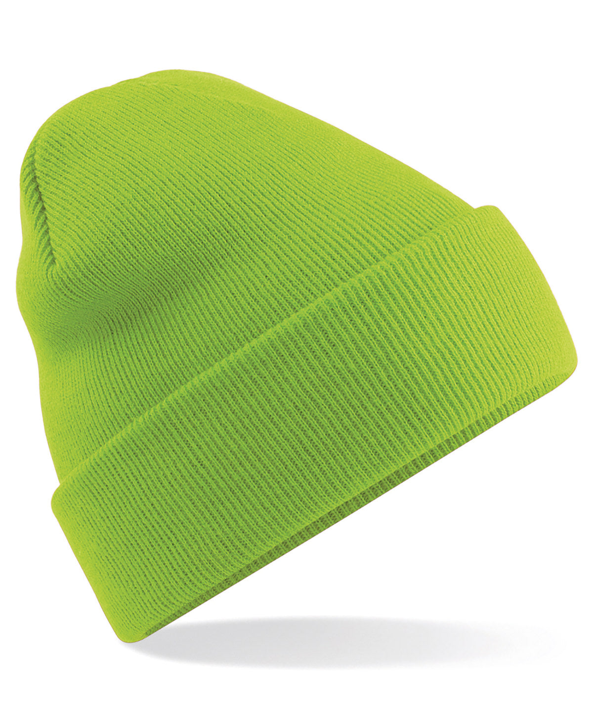 Beanies - Ekologisk bomullsmössa lime Green One size