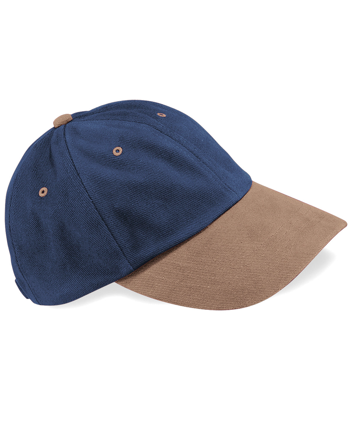 Caps - Lågprofilskeps i hållbar bomull French Navy Taupe One size