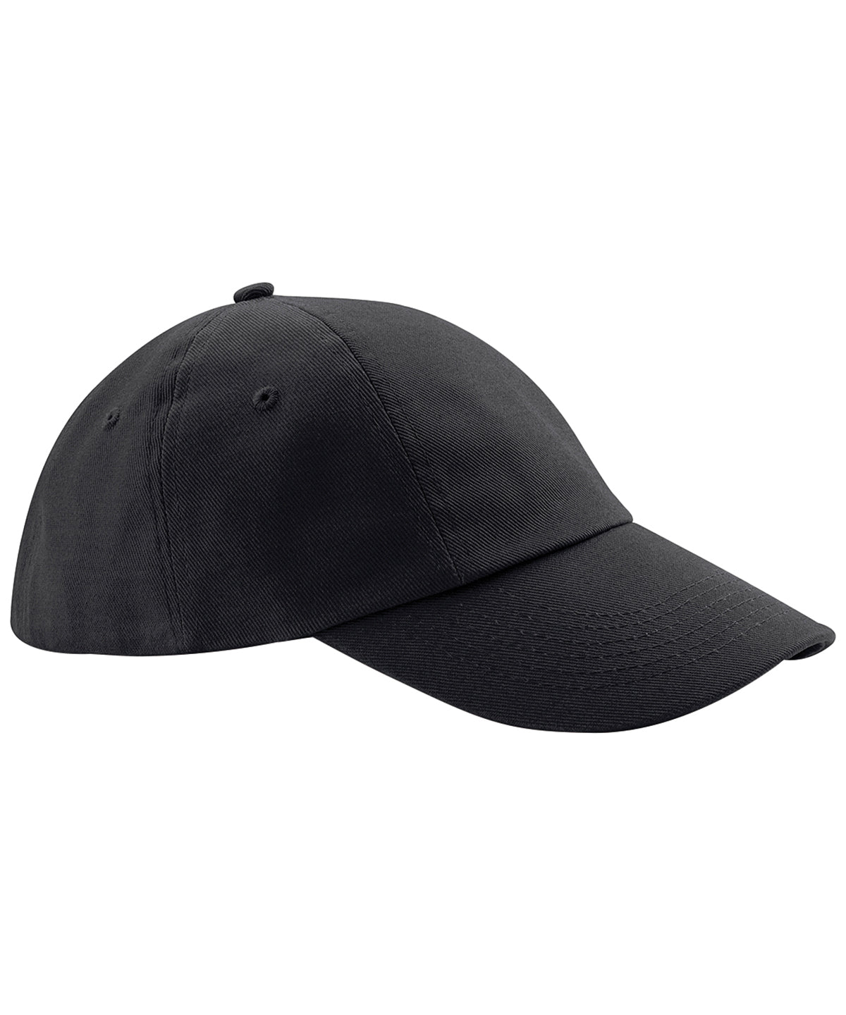 Caps - Lågprofil Heavy Cotton Drill Keps Black One size