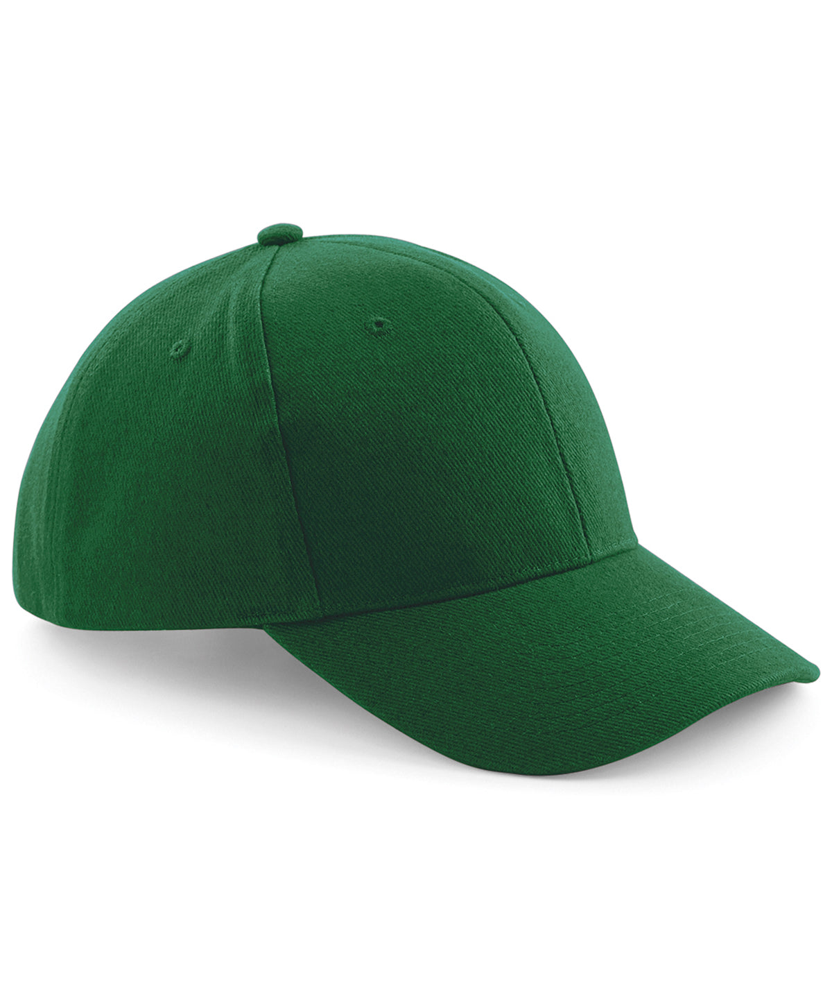 Caps - Pro-stil Tyngd Borstad Bomull Keps Forest Green One size