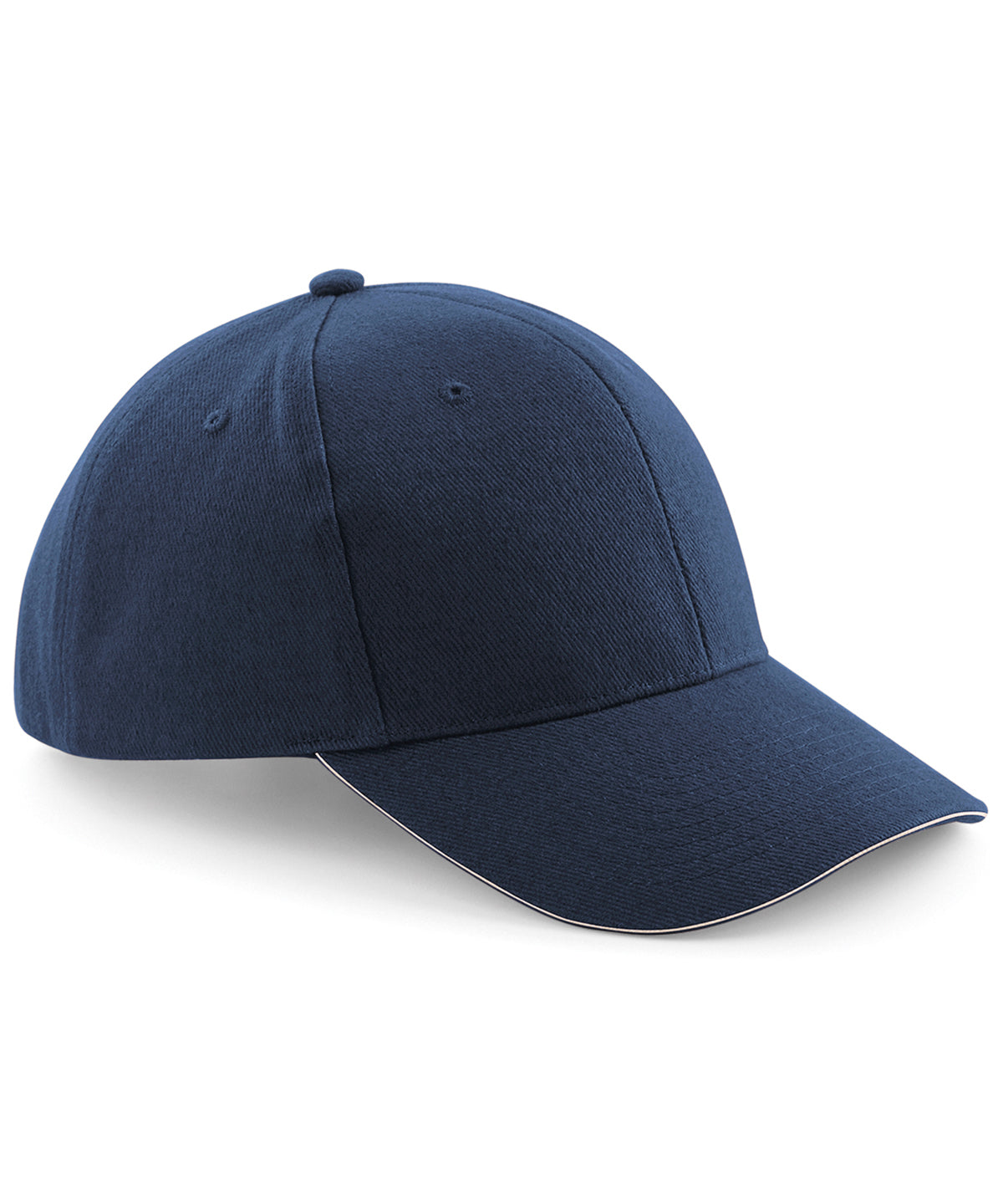 Caps - Pro-stil Tyngd Borstad Bomull Keps French Navy Stone One size