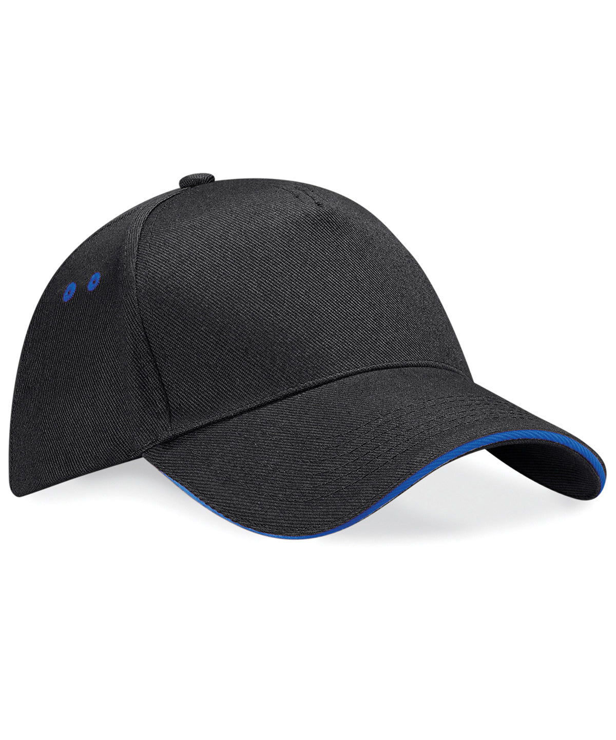 Caps - Ultimate 5-panel keps Black Bright Royal One size